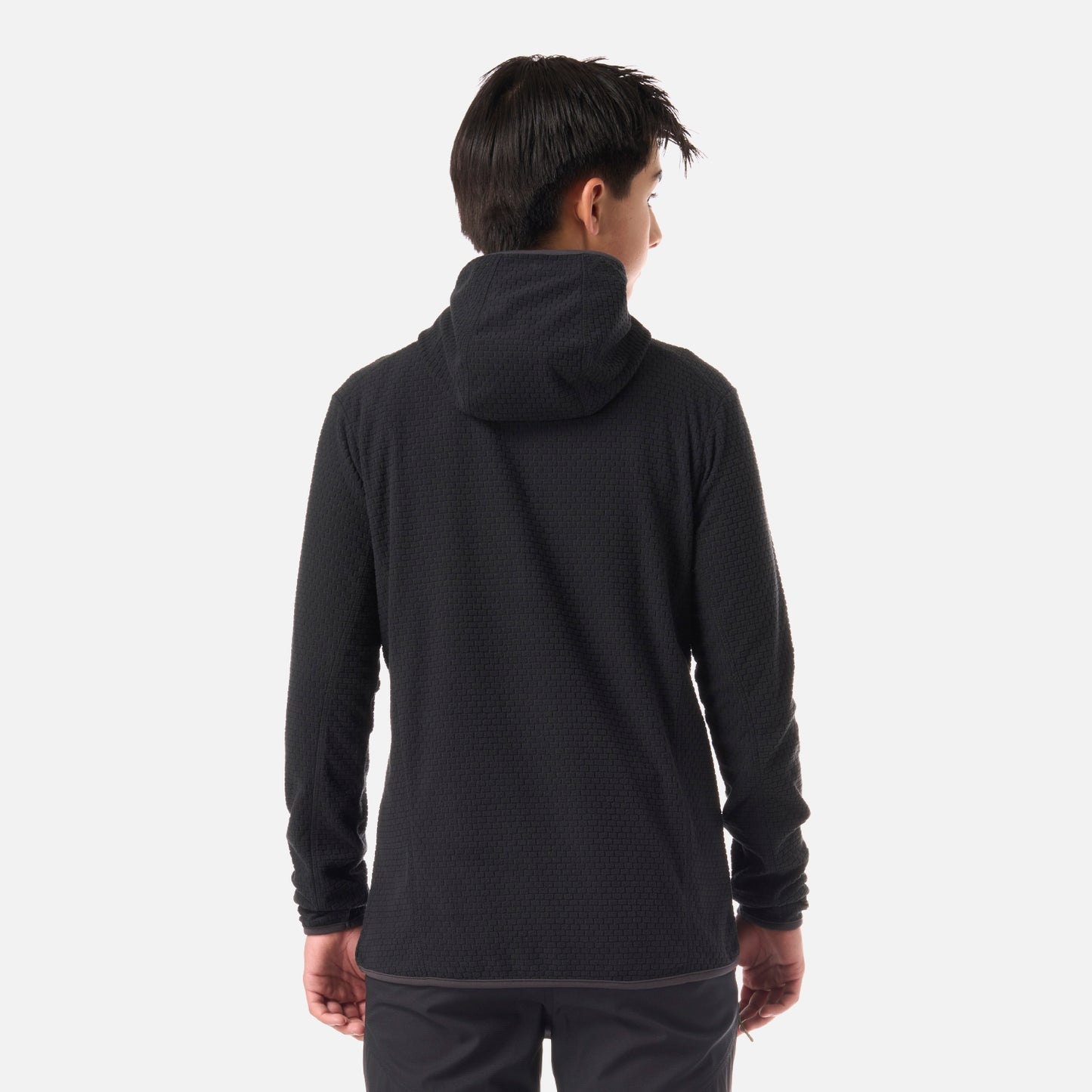 Polerón Teen Boy Mild Nano-F 1/4 Zip Hoody Negro Lippi
