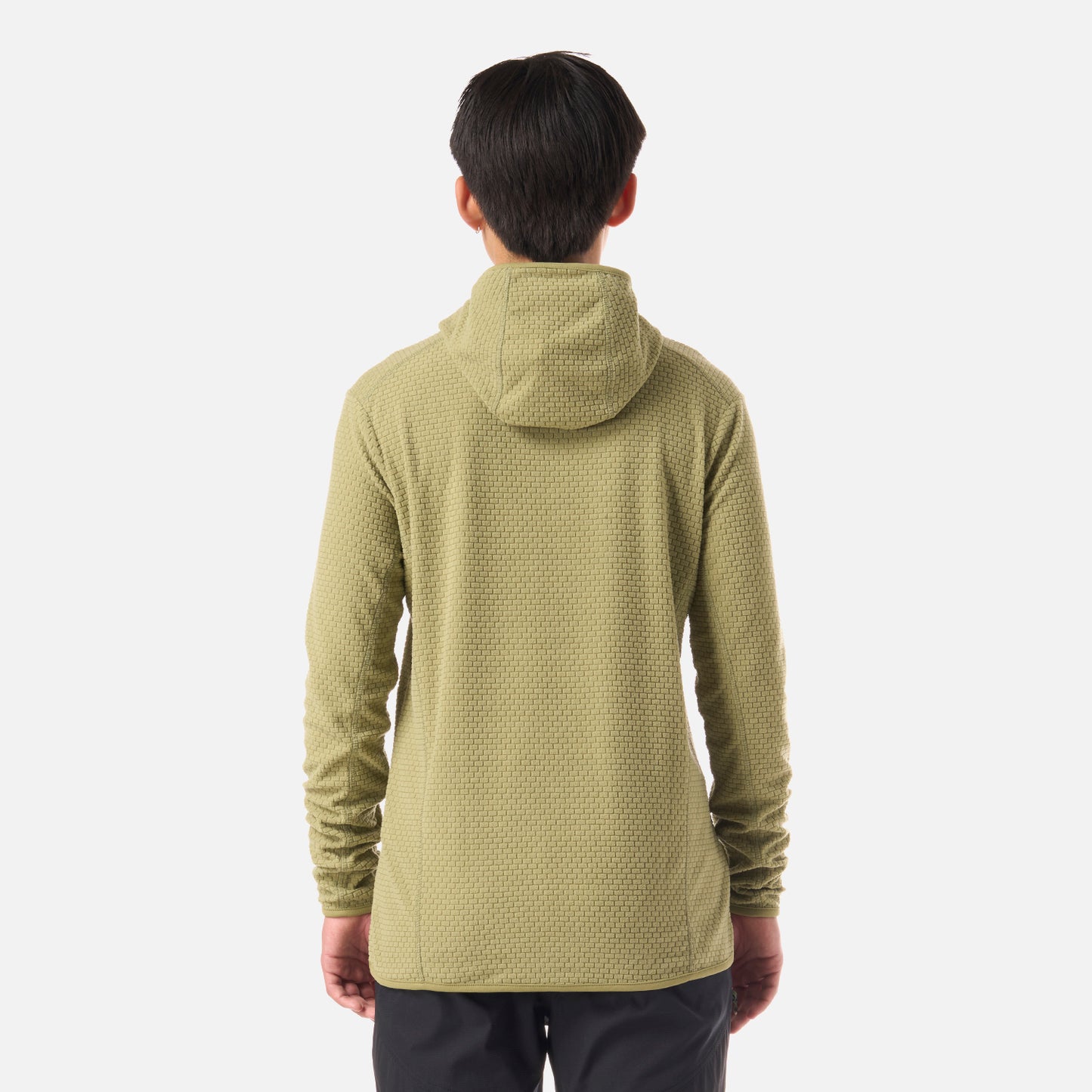 Polerón Teen Boy Mild Nano-F 1/4 Zip Hoody Verde Lippi