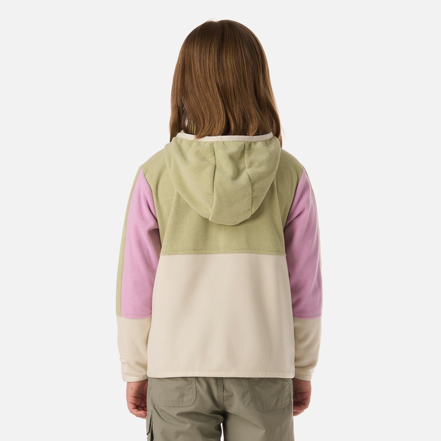 Polar Niña FirePlace Hoody Sweatshirt Verde manzana Lippi
