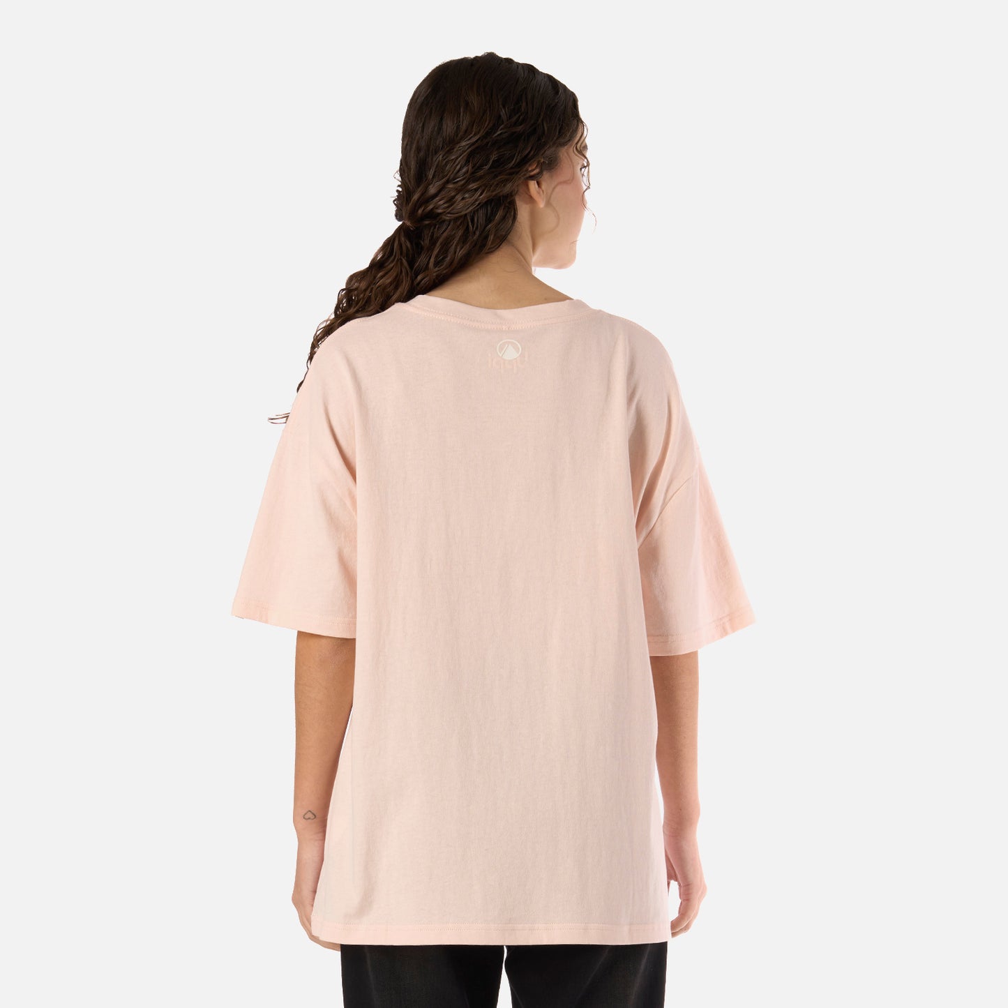 Polera Teen Girl Freedom Oversize T-Shirt Damasco Lippi