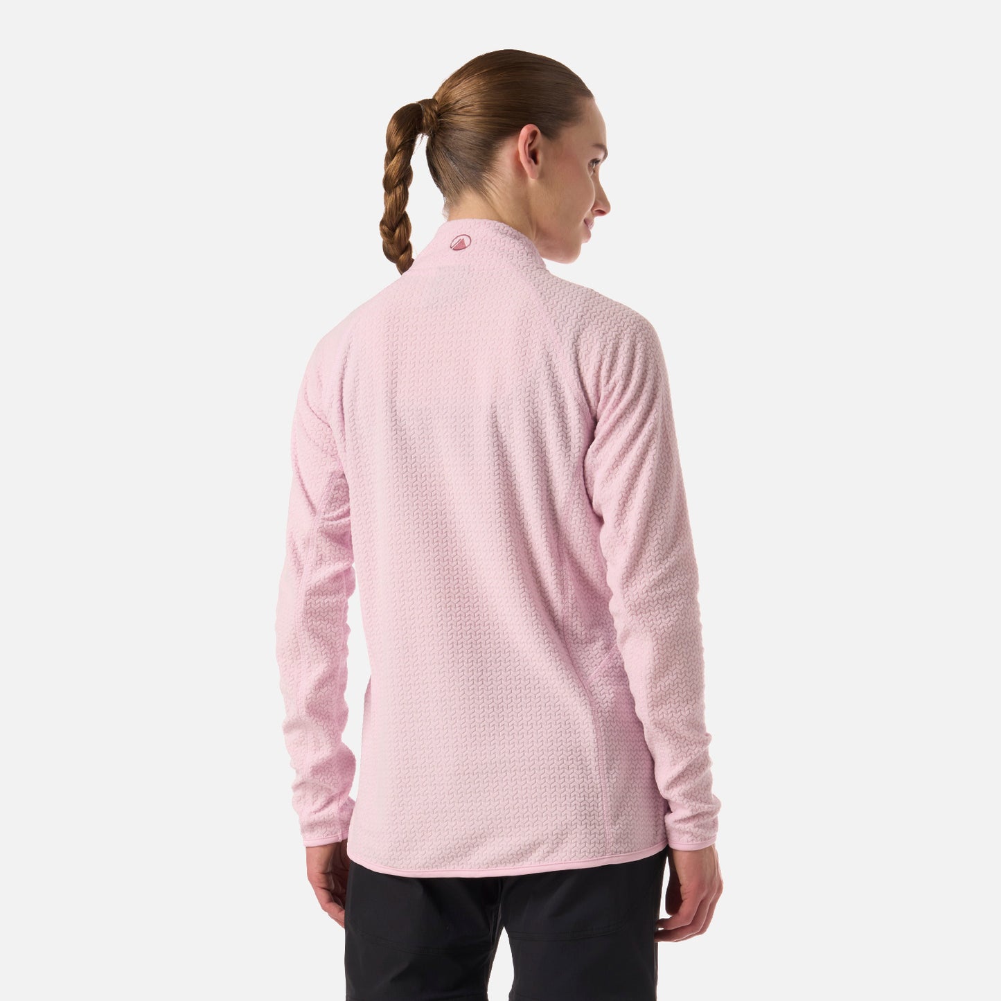Polerón Mujer Jacaranda Nano-F 1/4 Zip Rosa Claro Lippi