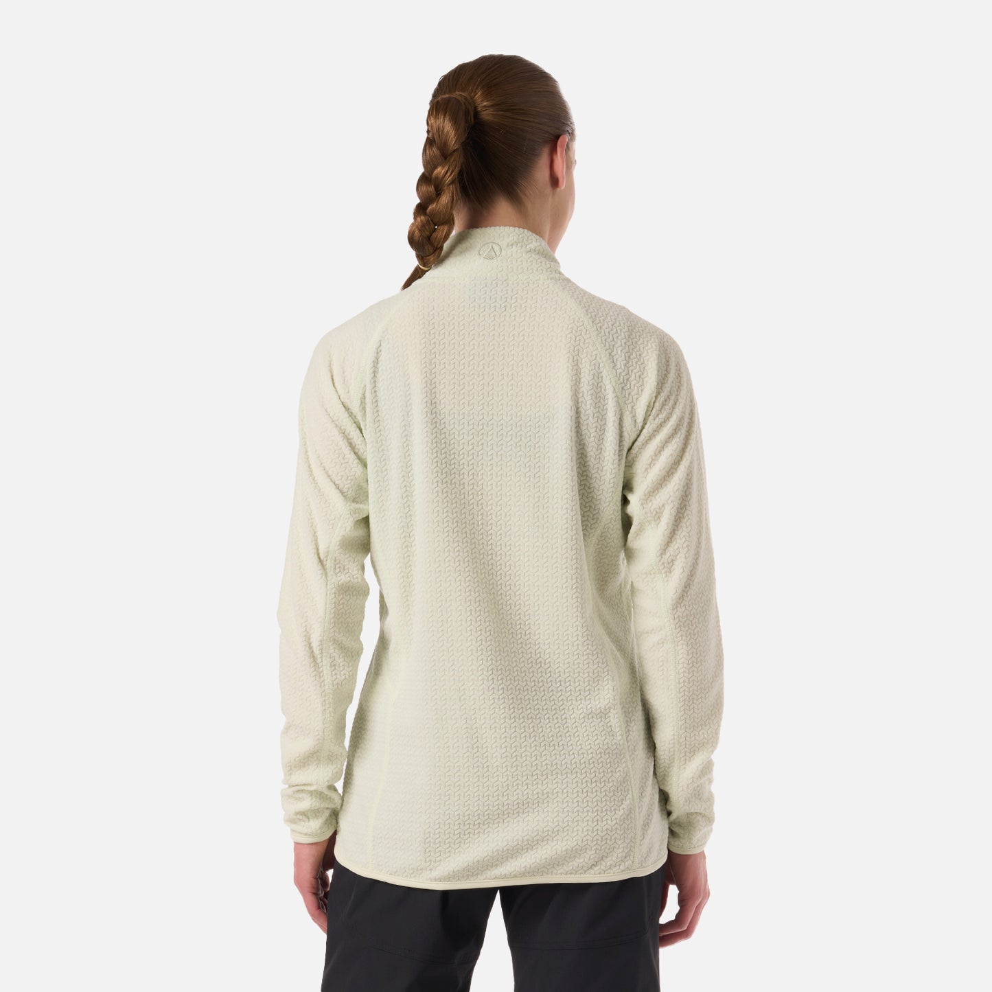 Polerón Mujer Jacaranda Nano-F 1/4 Zip Verde Claro Lippi