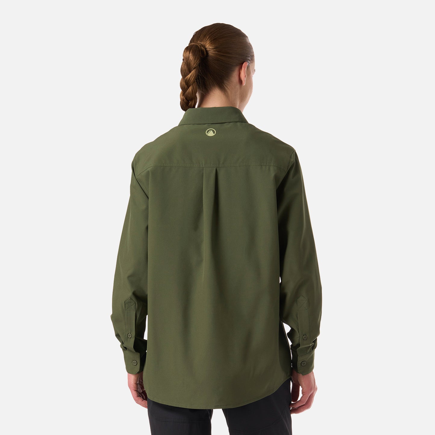 Camisa Mujer Murallon Q-Dry Shirt Verde Musgo Lippi