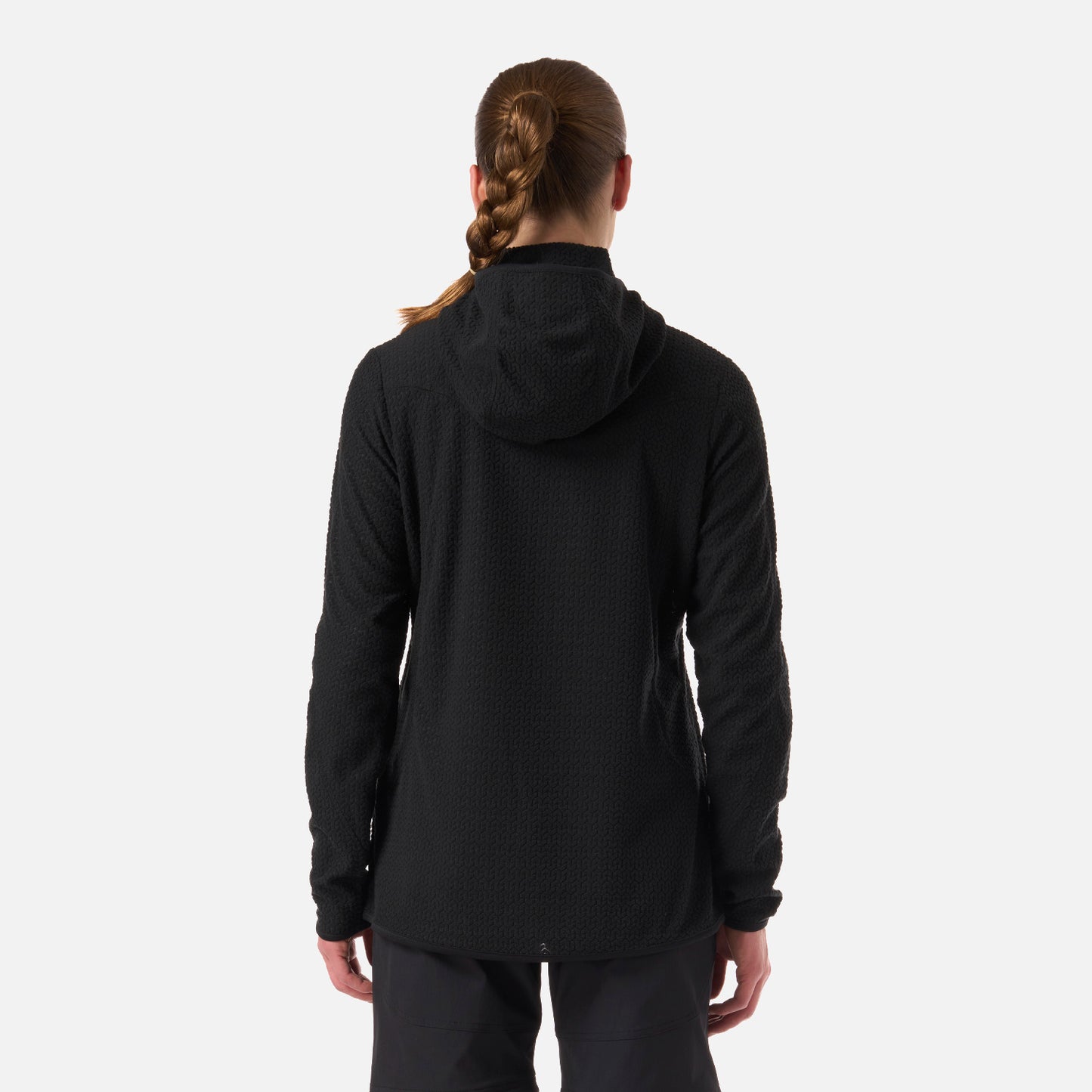 Polerón Mujer Jacaranda Nano-F 1/4 Zip Hoody Negro Lippi