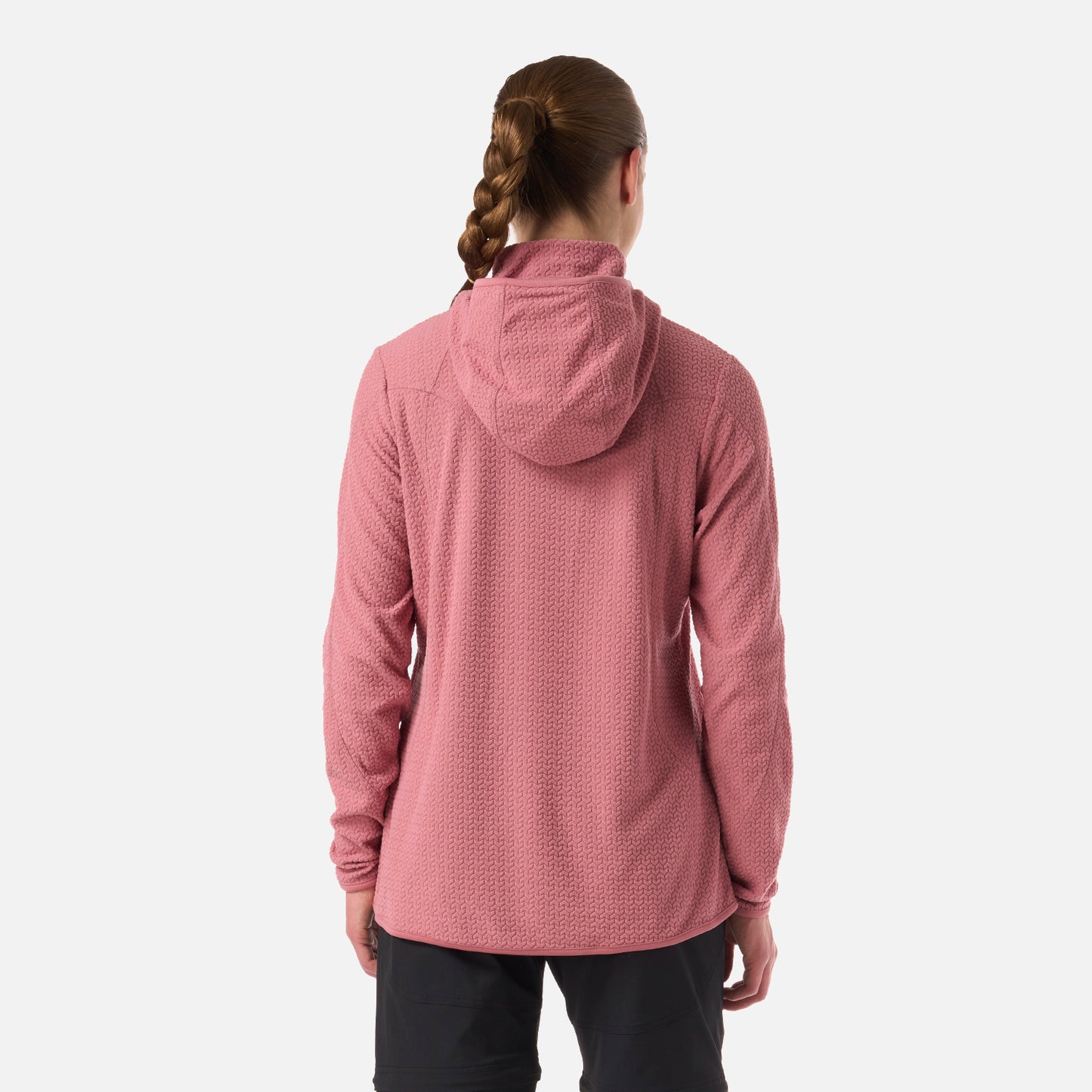 Polerón Mujer Jacaranda Nano-F 1/4 Zip Hoody Rosa Oscuro Lippi