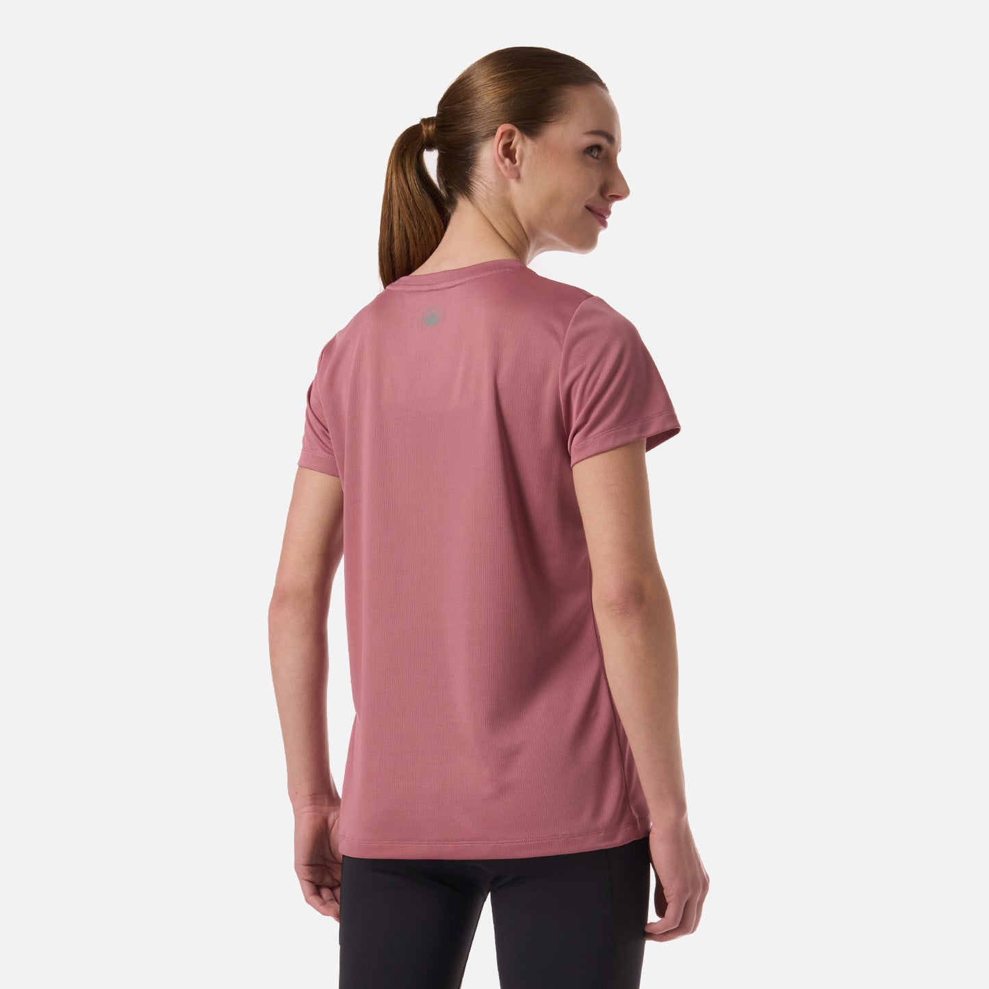 Polera Mujer Core Q-Dry T-Shirt Rosa Oscuro Lippi