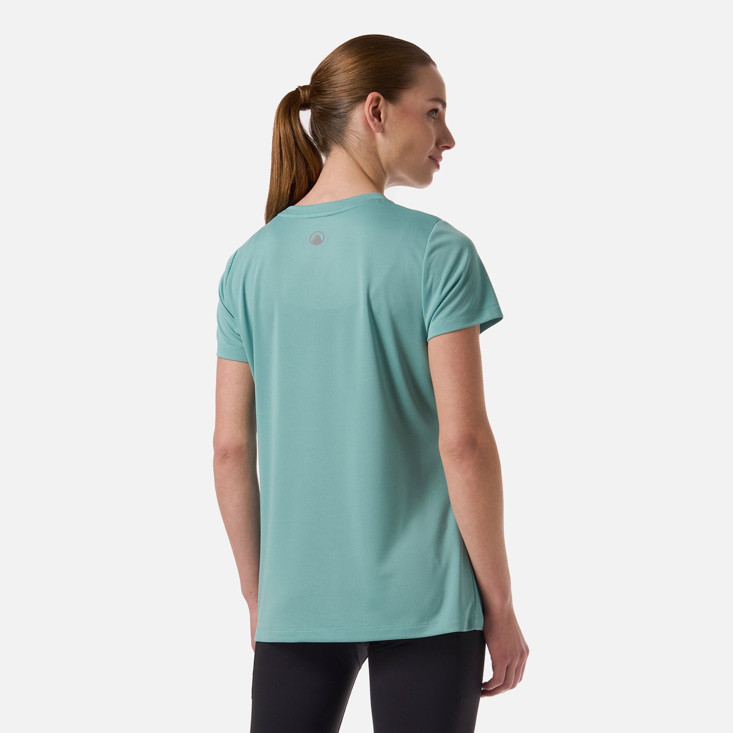 Polera Mujer Core Q-Dry T-Shirt Turquesa Claro Lippi