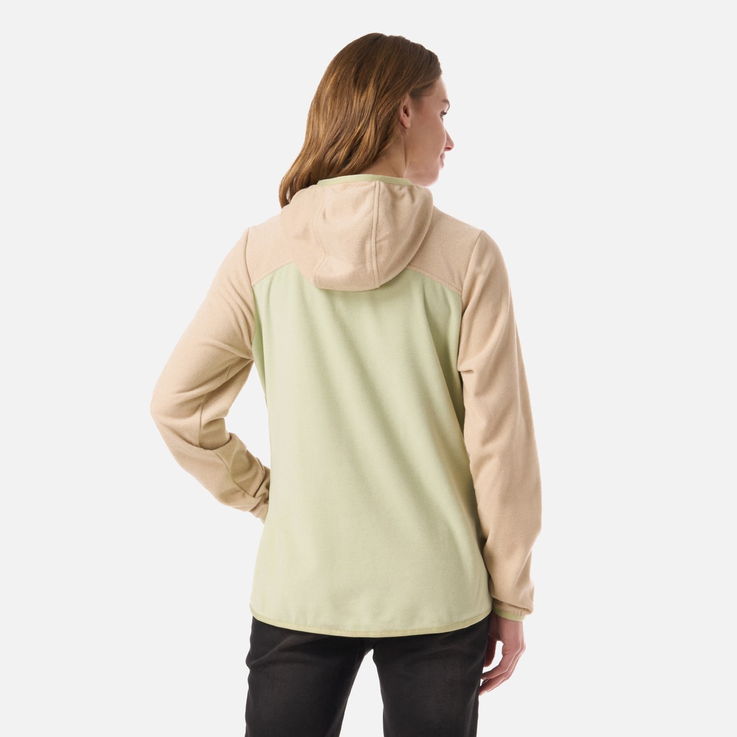Polar Mujer Fireplace Full Zip Hoody Sweatshirt Crema Lippi