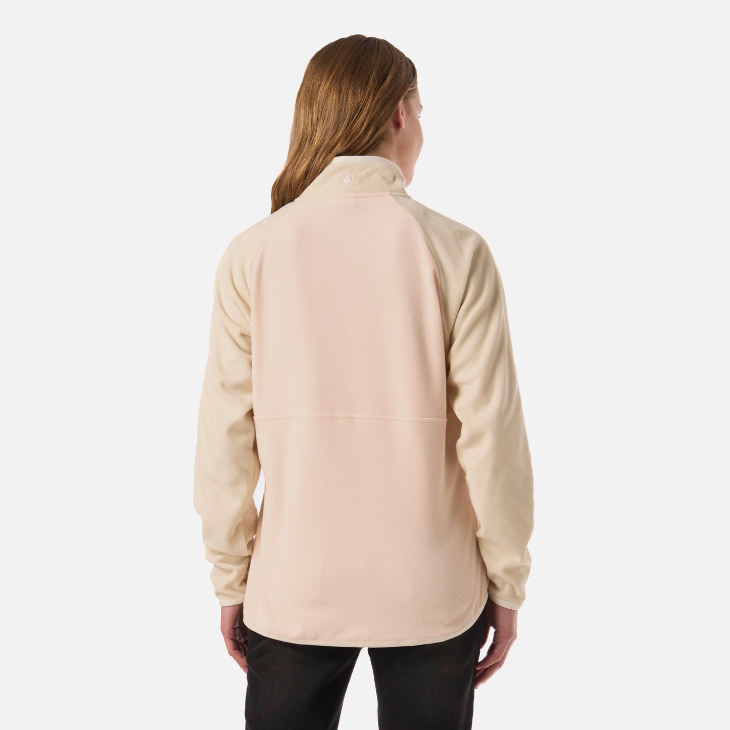 Polar Mujer Fireplace 1/4 Zip Sweatshirt Damasco Lippi