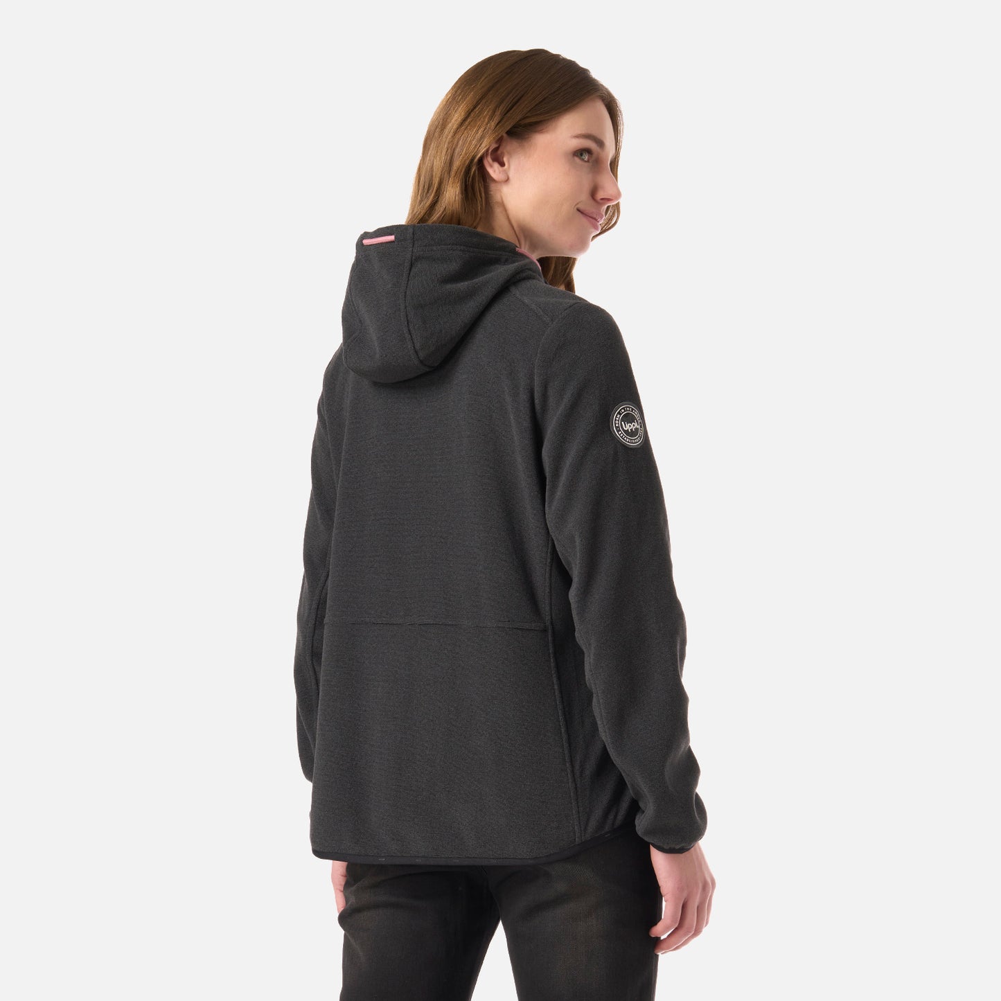 Polar Mujer Stripes Nano-F Full Zip Hoody Negro Lippi