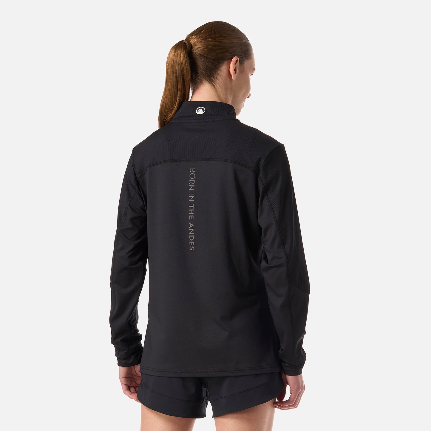 Polerón Mujer Puerto Trucco 1/4 Zip Negro Lippi