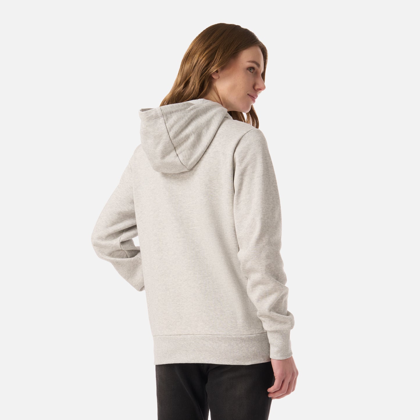 Polerón Mujer Ulmo Light Full Zip Hoody Sweatshirt Gris Melange Lippi