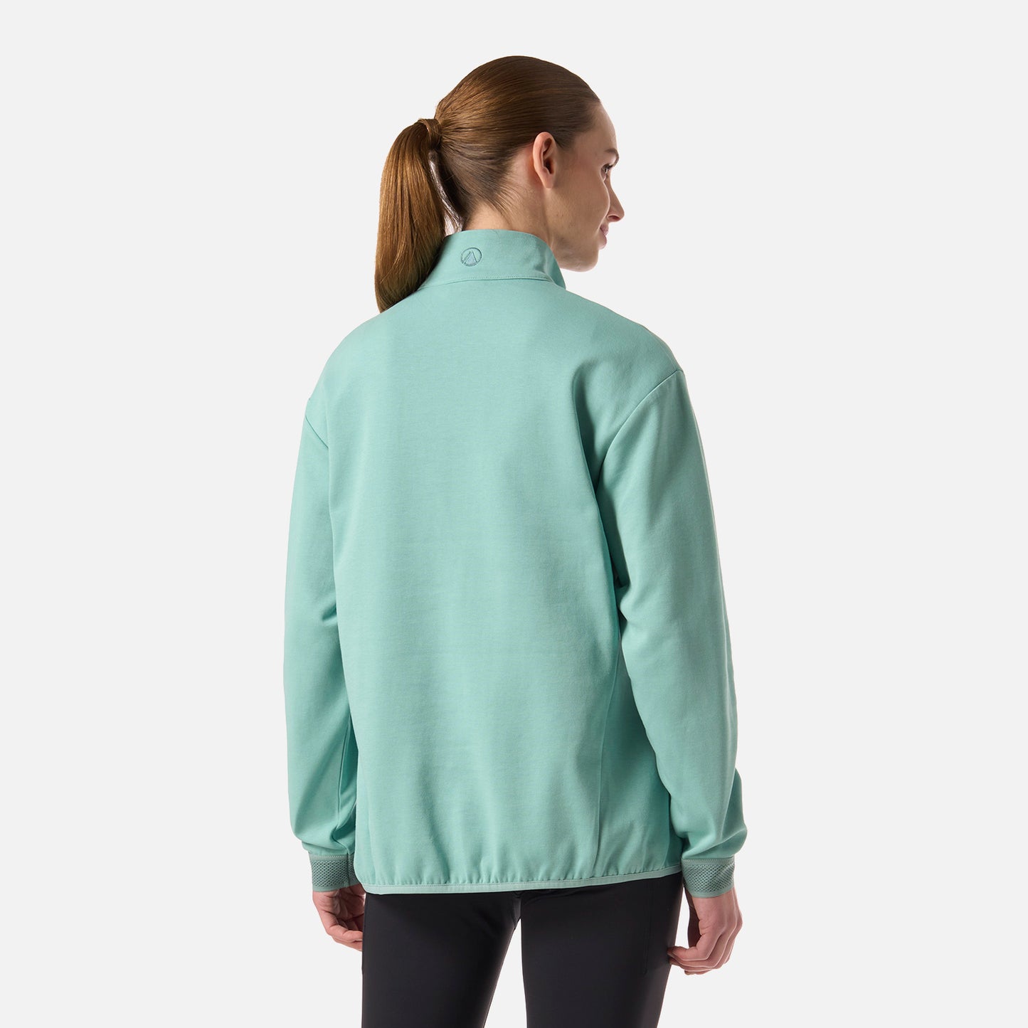 Polerón Mujer DownStreet 1/4 Zip Sweatshirt Turquesa Lippi