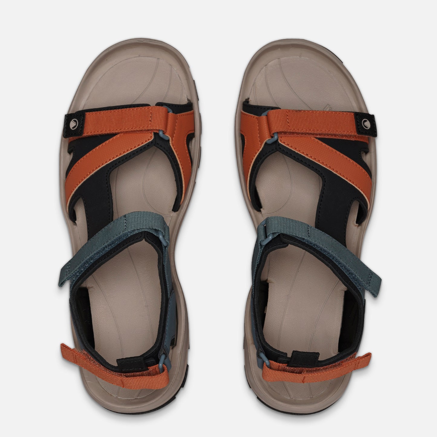 Sandalia Hombre Go Out Azul / Naranja Lippi