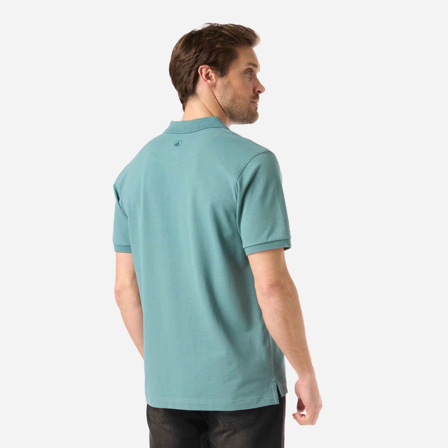 Polera Hombre First Class Elastic Polo Turquesa Lippi
