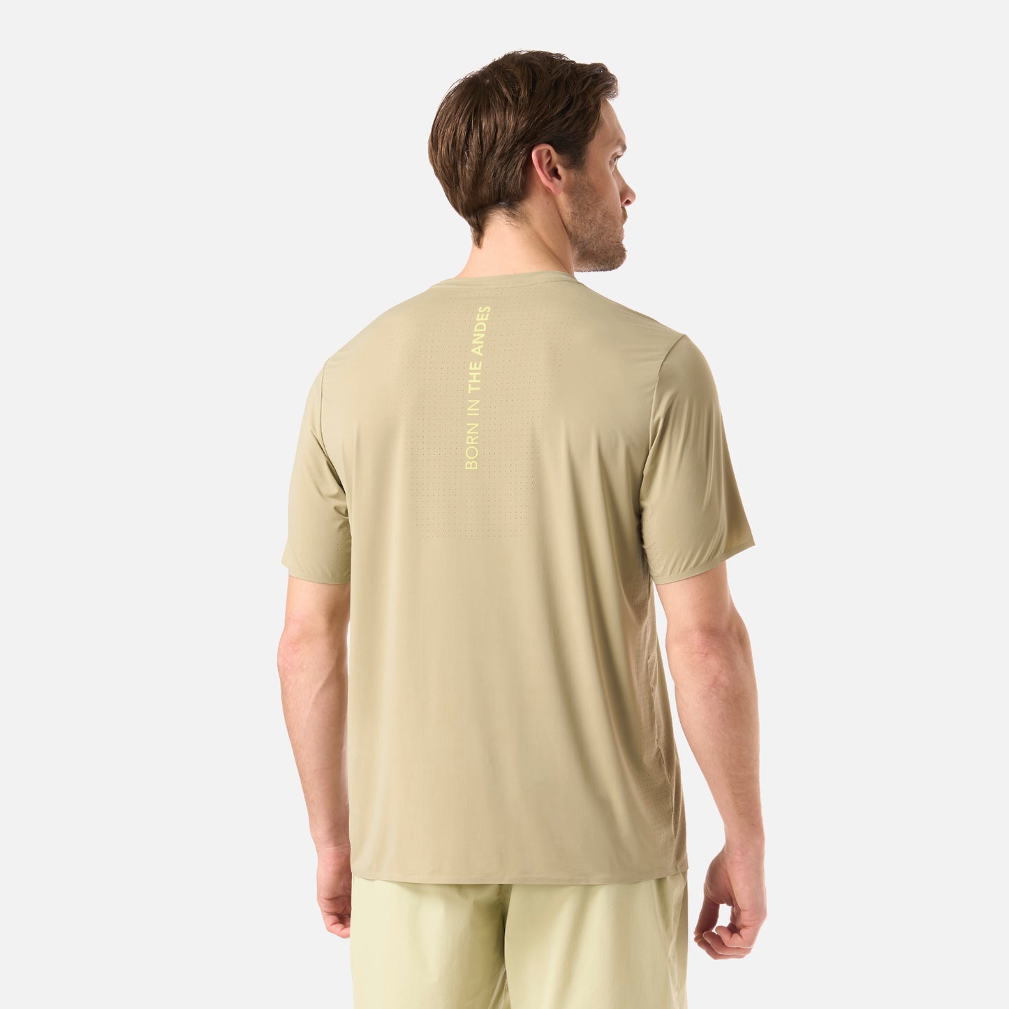 Polera Hombre Air Q-Dry T-Shirt Verde Oliva Lippi