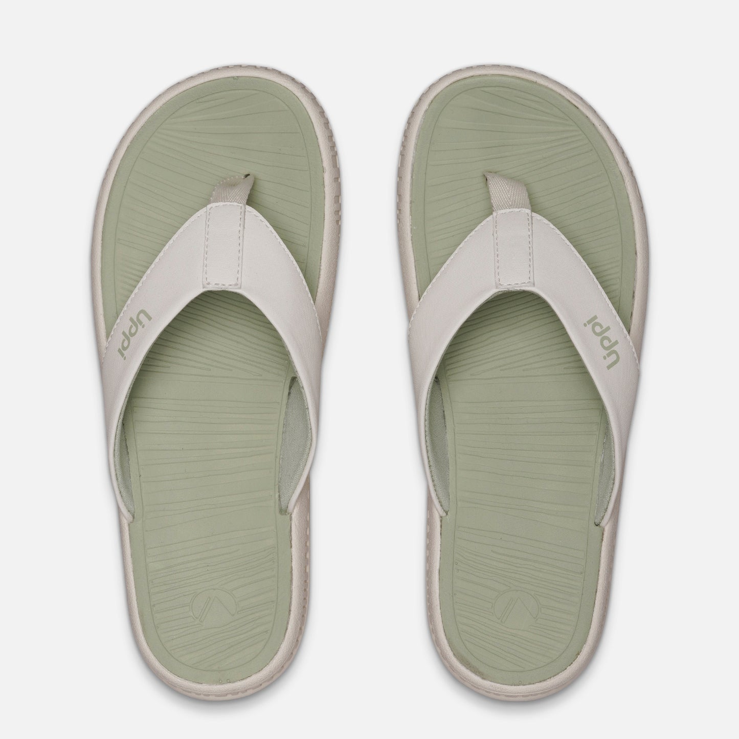 Sandalia Mujer Take Go Crema / Verde Lippi