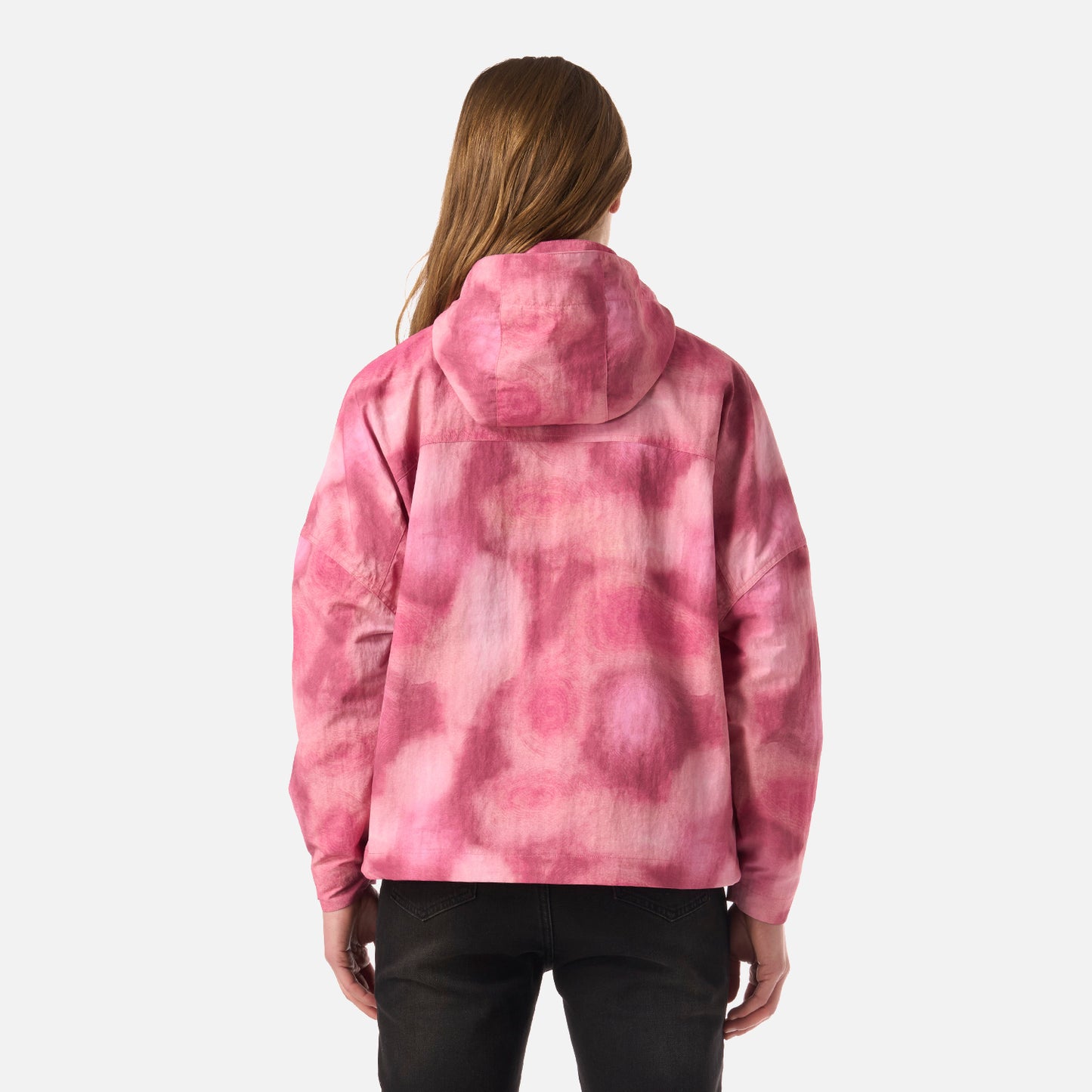 Chaqueta Mujer CityMe WindBreaker Hoody Jacket Print Rosa Oscuro Lippi