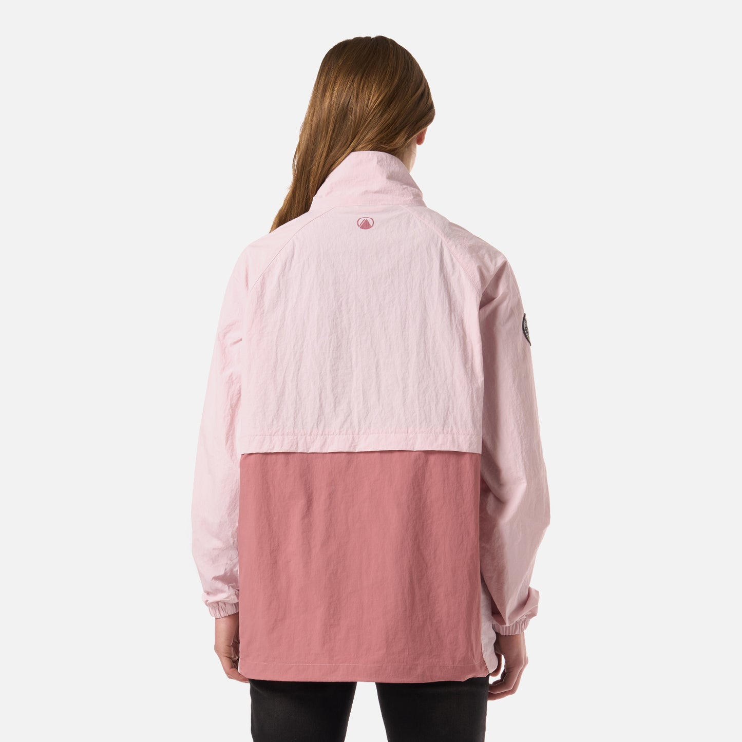 Chaqueta Mujer WindCity WindBreaker 1/4 Zip Jacket Rosa Claro Lippi