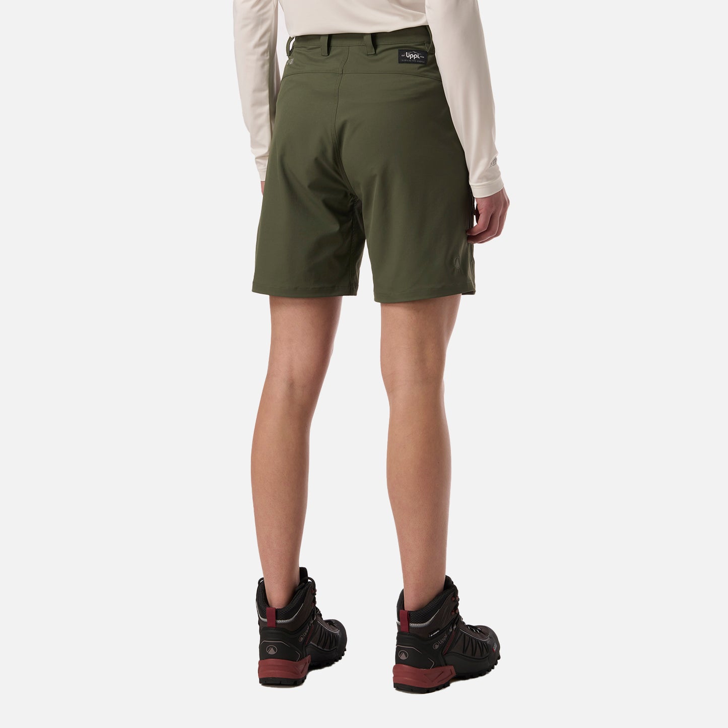 Short Mujer Puretrek Q-Dry Shorts Verde Musgo Lippi