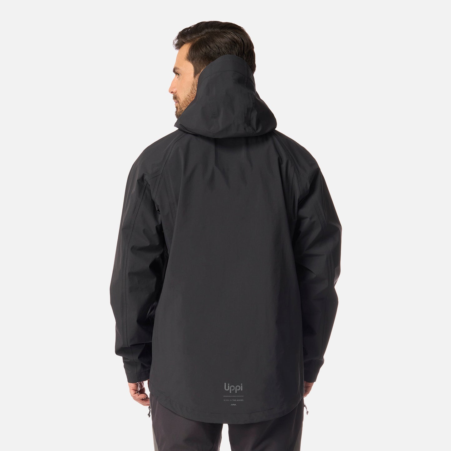 Chaqueta Hombre Alpine B-Dry Hoody Jacket Negro Lippi