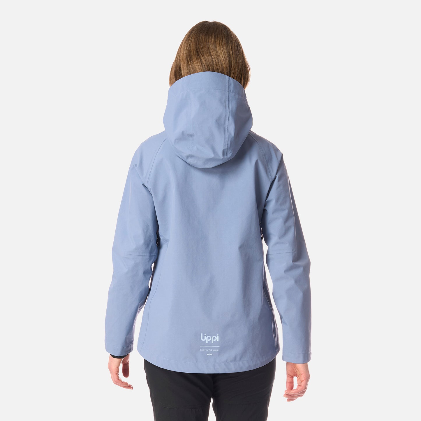 Chaqueta Mujer Alpine B-Dry Hoody Jacket Azul Piedra Lippi