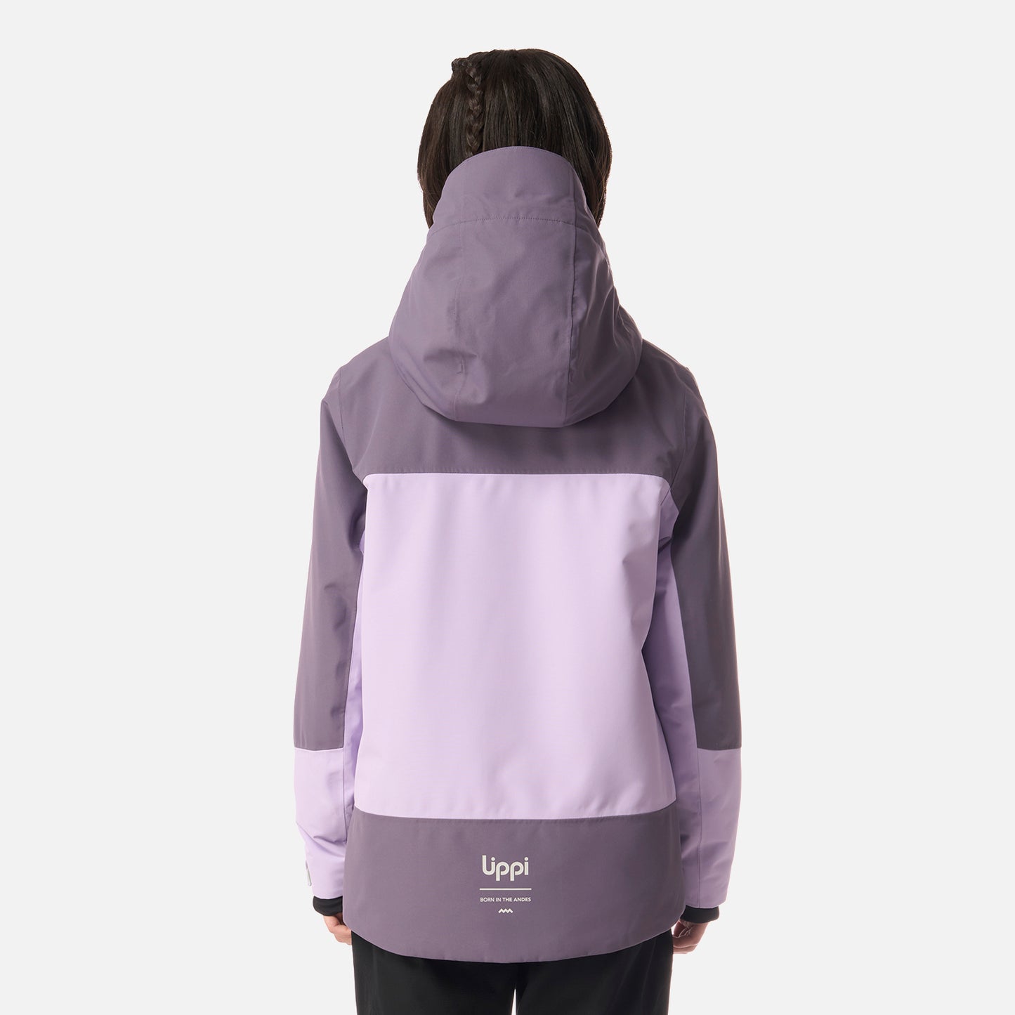 Chaqueta Teen Girl Andes B-Dry Hoody Jacket Lila Lippi