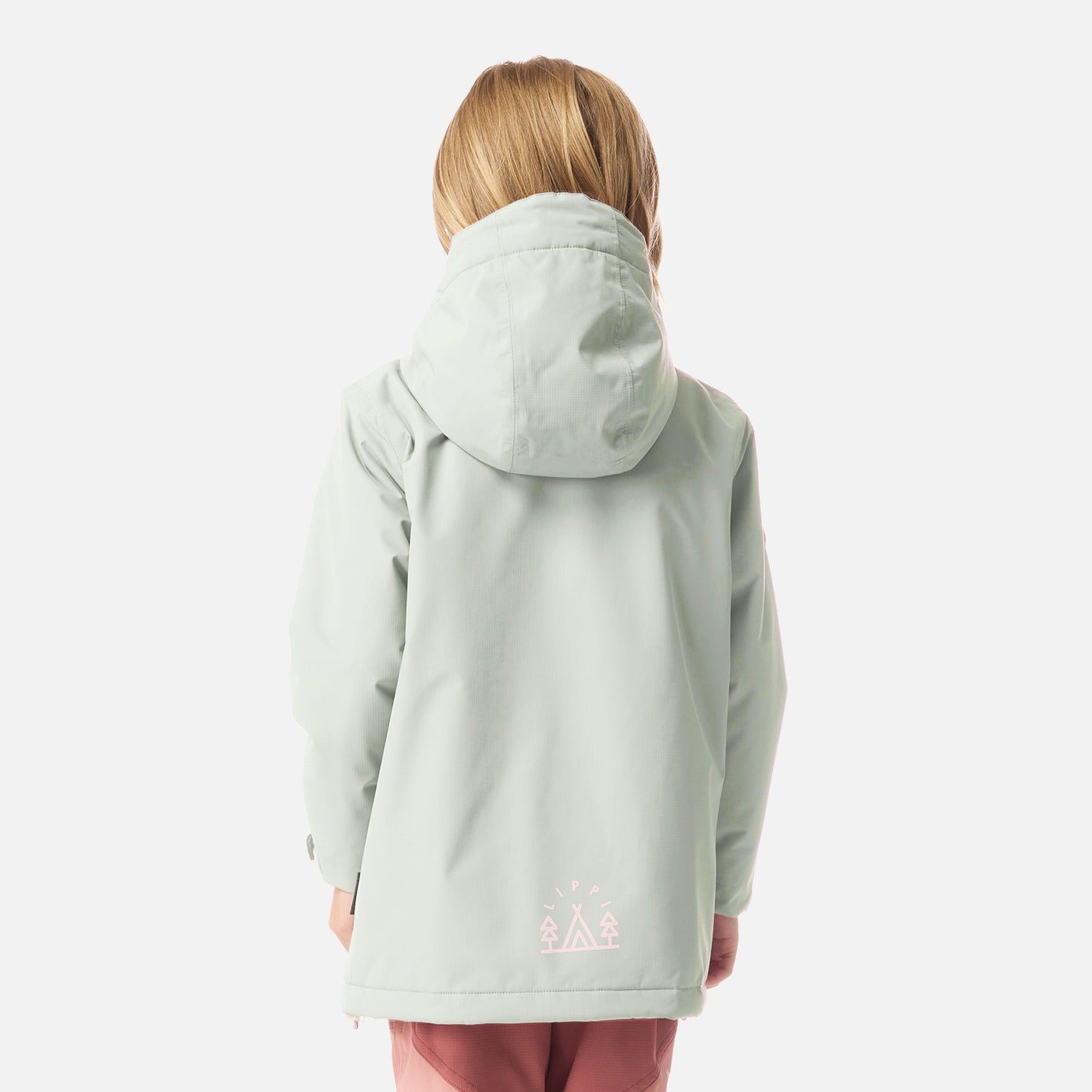 Chaqueta Niña Cold Place B-Dry Hoody Jacket Verde Agua Lippi