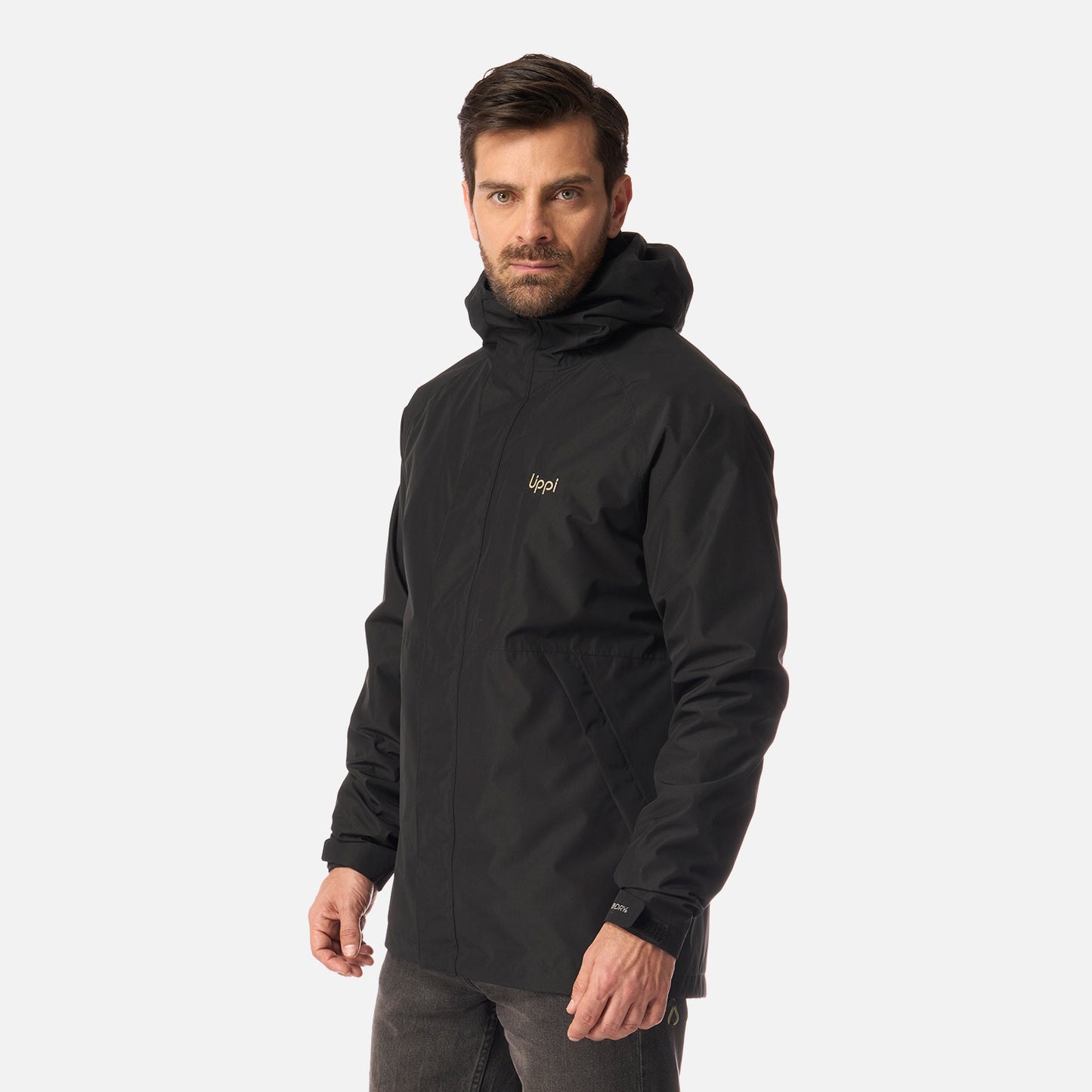 Chaqueta Hombre Lake Fusion 3 B-Dry Jacket Negro Lippi