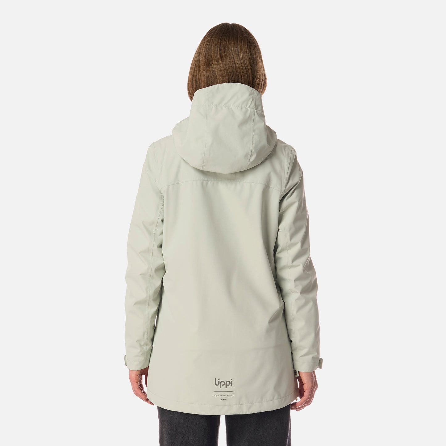 Chaqueta Mujer Lake Fusion 3 B-Dry Jacket Verde Agua Lippi