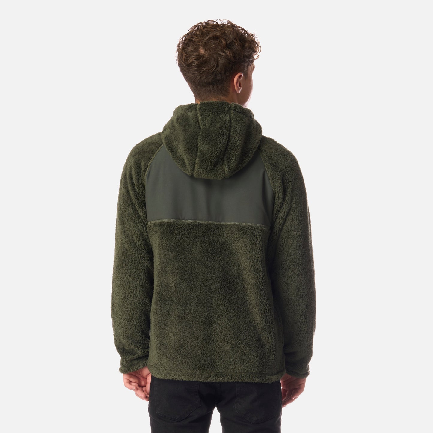 Polar Teen Boy Bear Shaggy-Pro Hoody Jacket Verde Militar Lippi