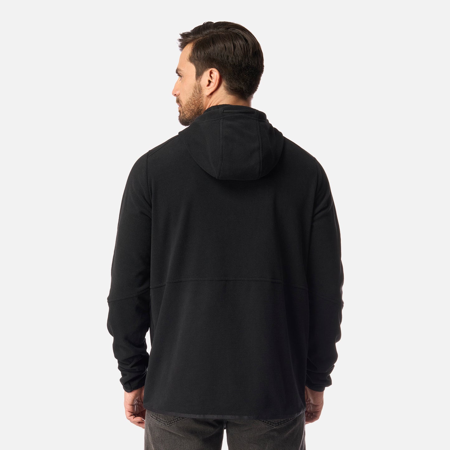 Polar Hombre Stripes Nano-F Full Zip Hoody Negro Lippi