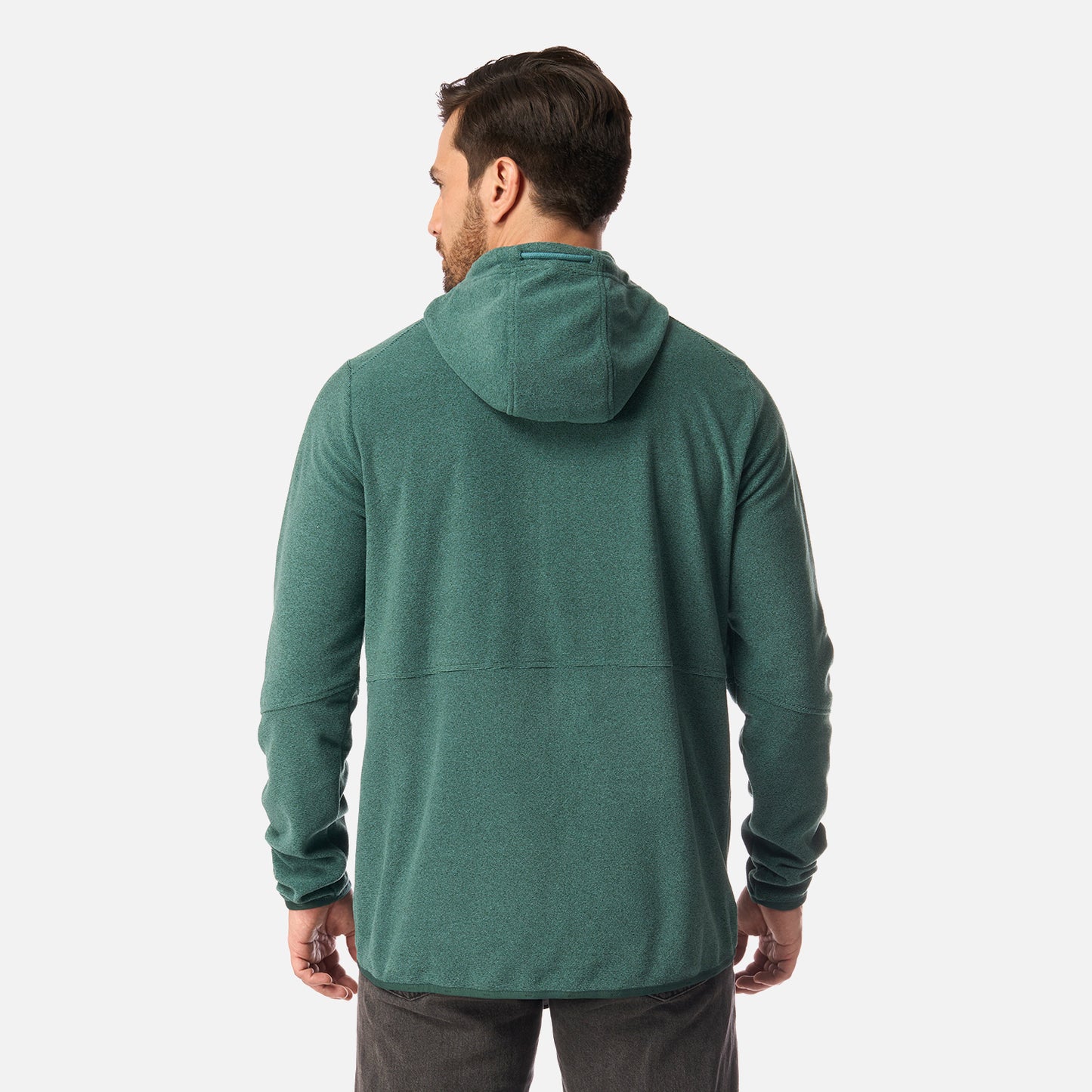 Polar Hombre Stripes Nano-F Full Zip Hoody Petroleo Lippi