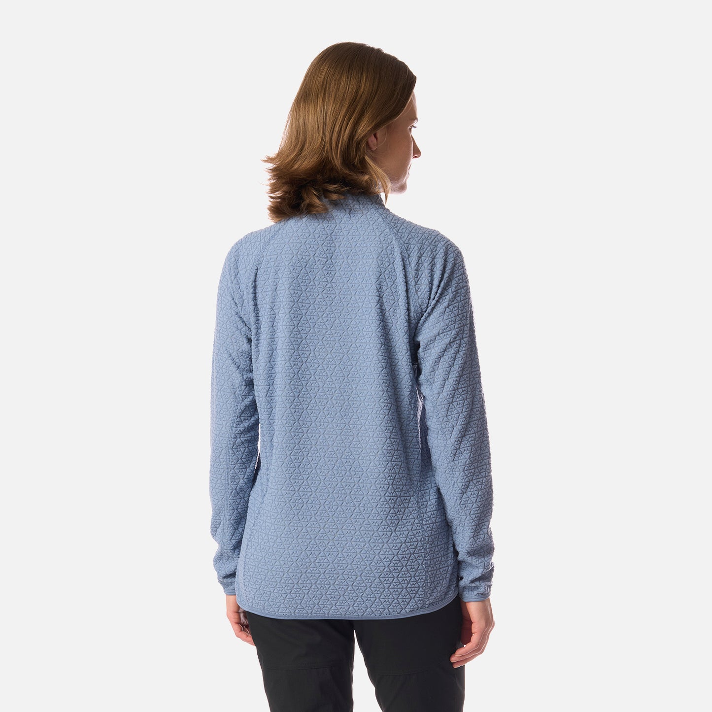 Polerón Mujer Jacaranda Nano-F 1/4 Zip Azul Piedra Lippi