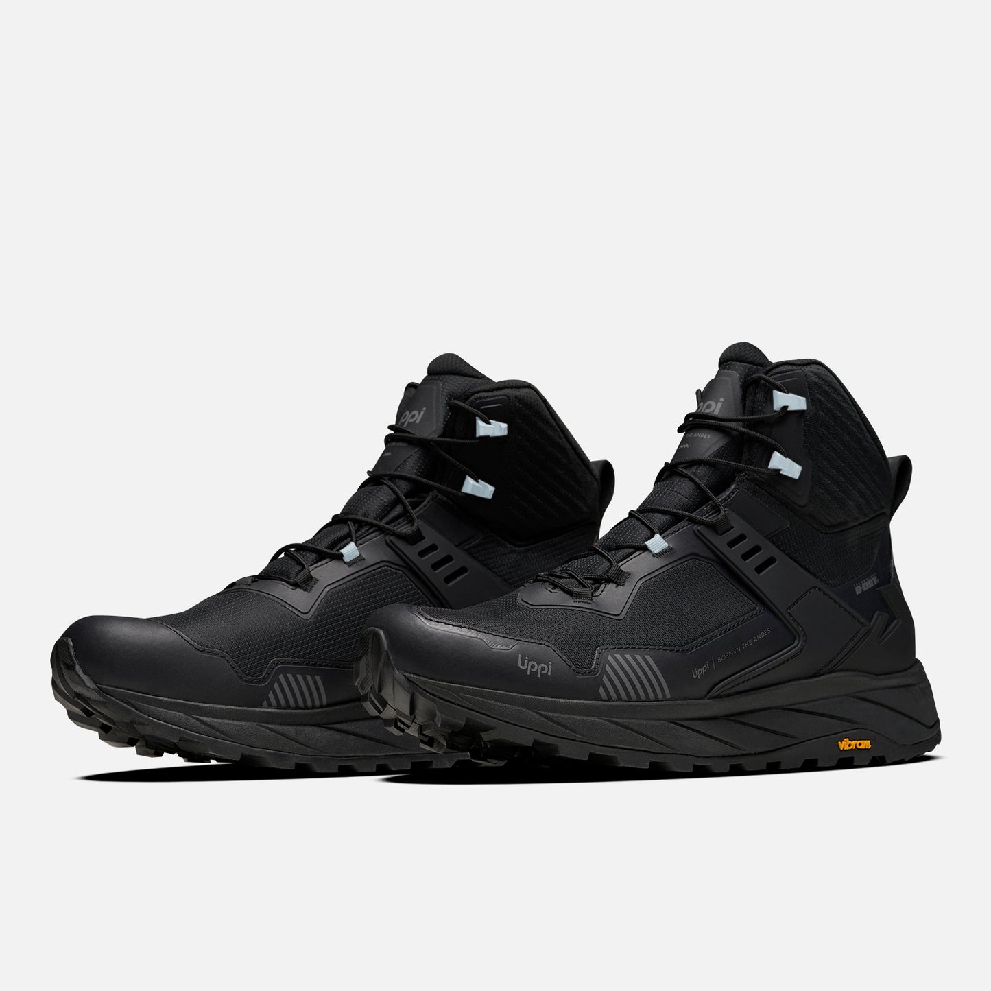 Zapatilla Mujer Atlas Mid Negro / Celeste Lippi