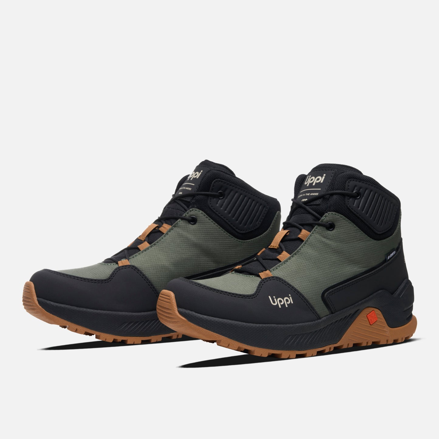 Zapatilla Teen Boy Motion Mid Teen B-dry Verde Militar Lippi