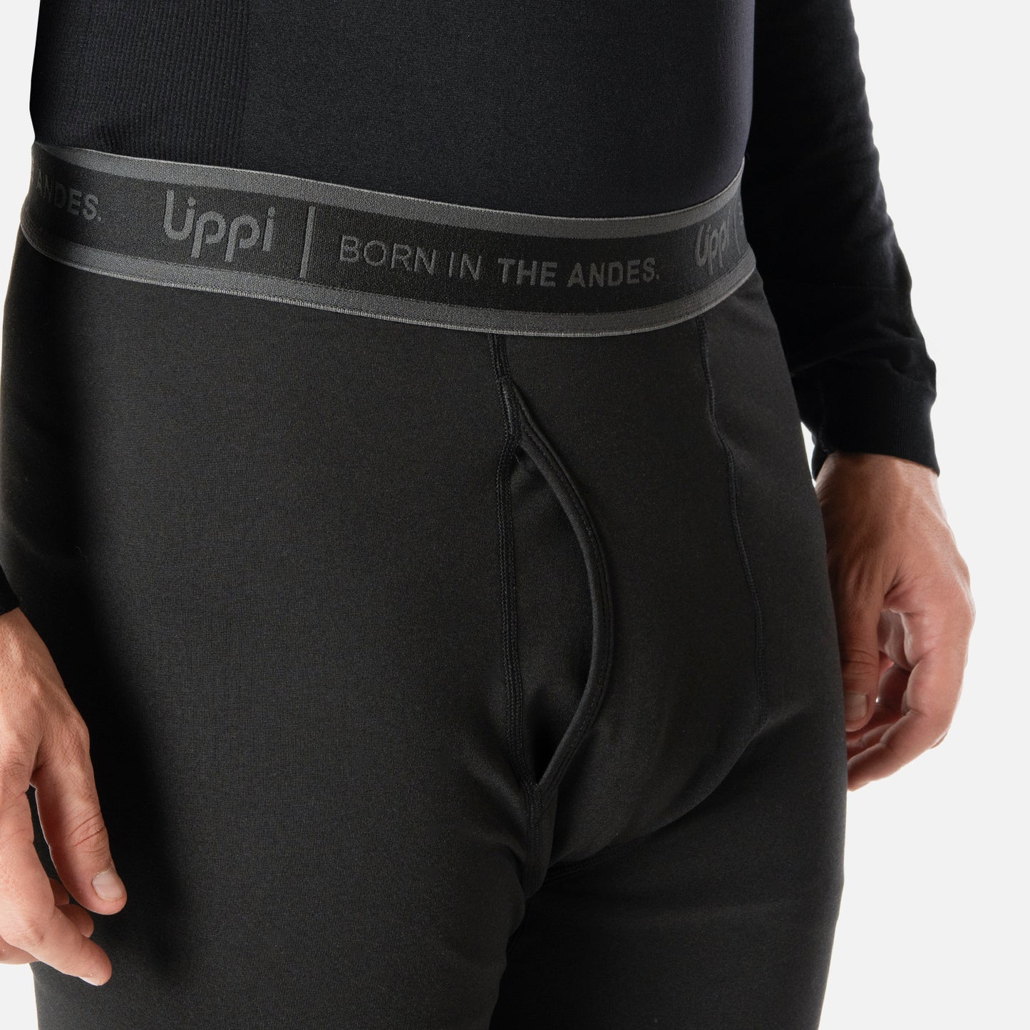 Primera Capa Hombre Skintec Warm Bottom Negro Lippi