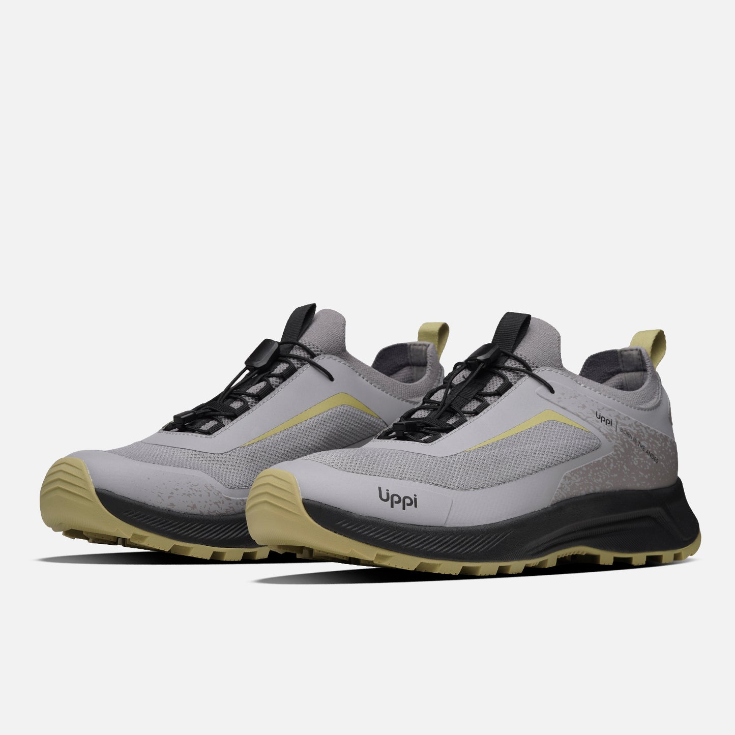 Zapatilla Hombre Light Knit Gris / Amarillo Lippi