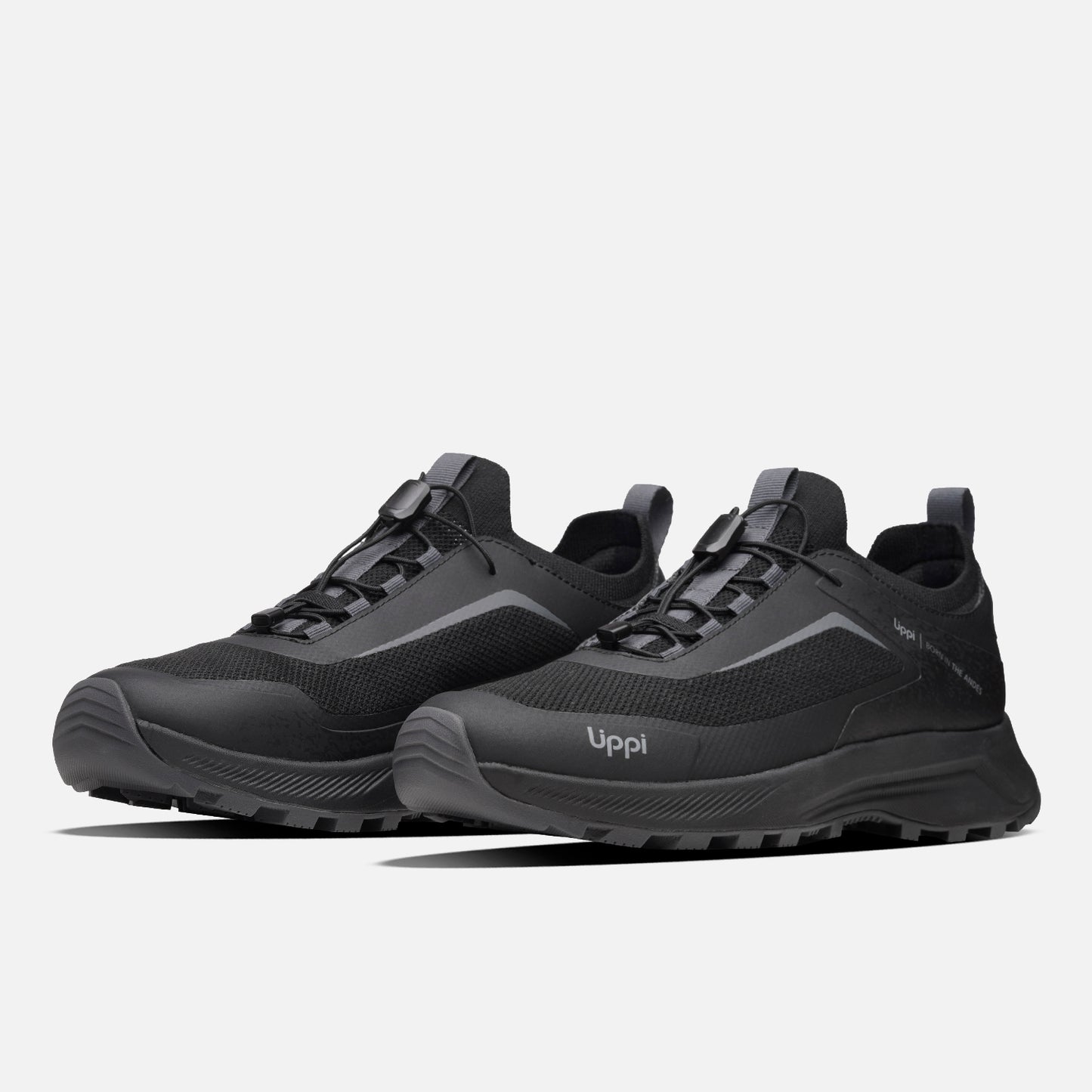 Zapatilla Hombre Light Knit Negro Lippi