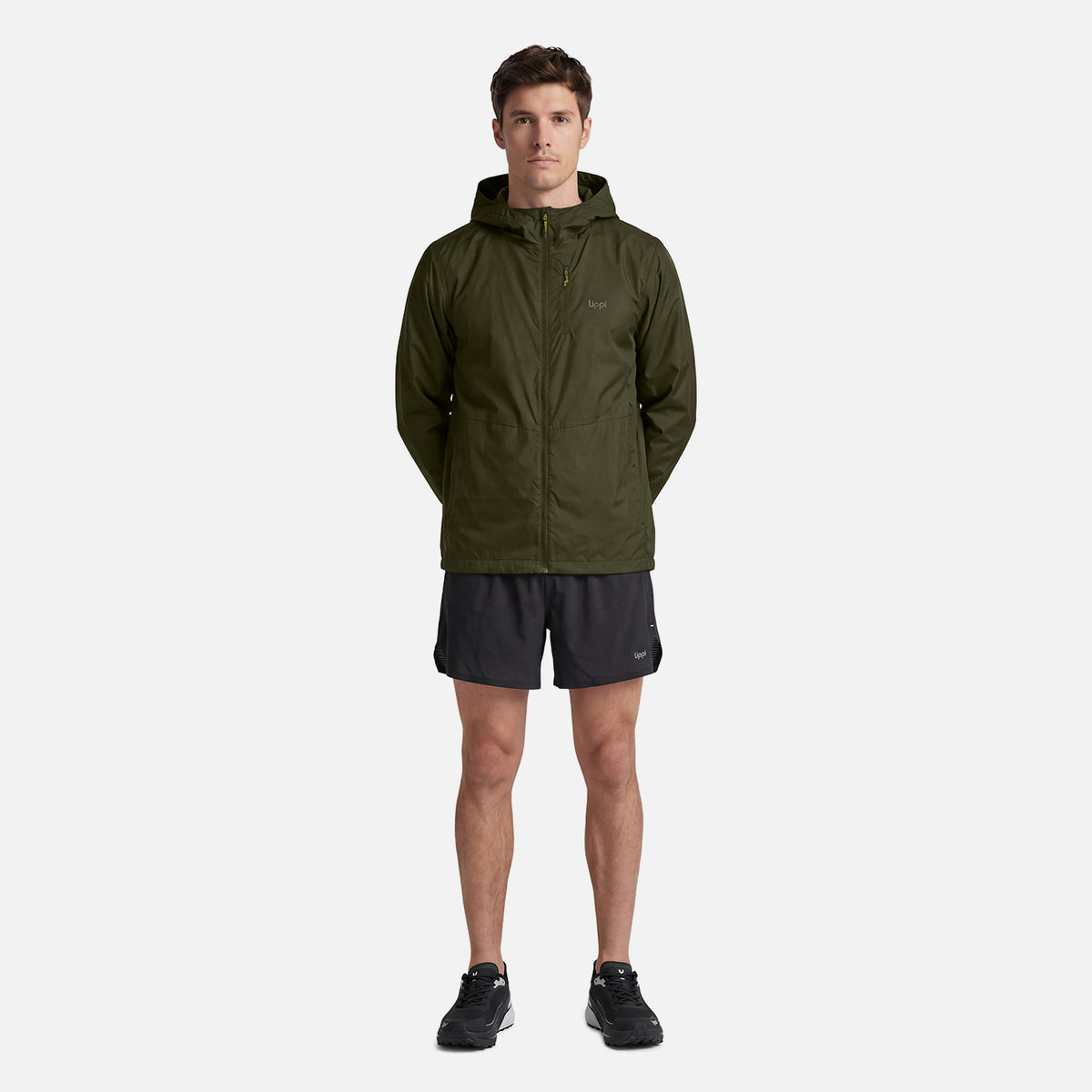 Chaqueta Hombre Nightfall SL Windbreaker Hoody Jacket Verde Militar Lippi