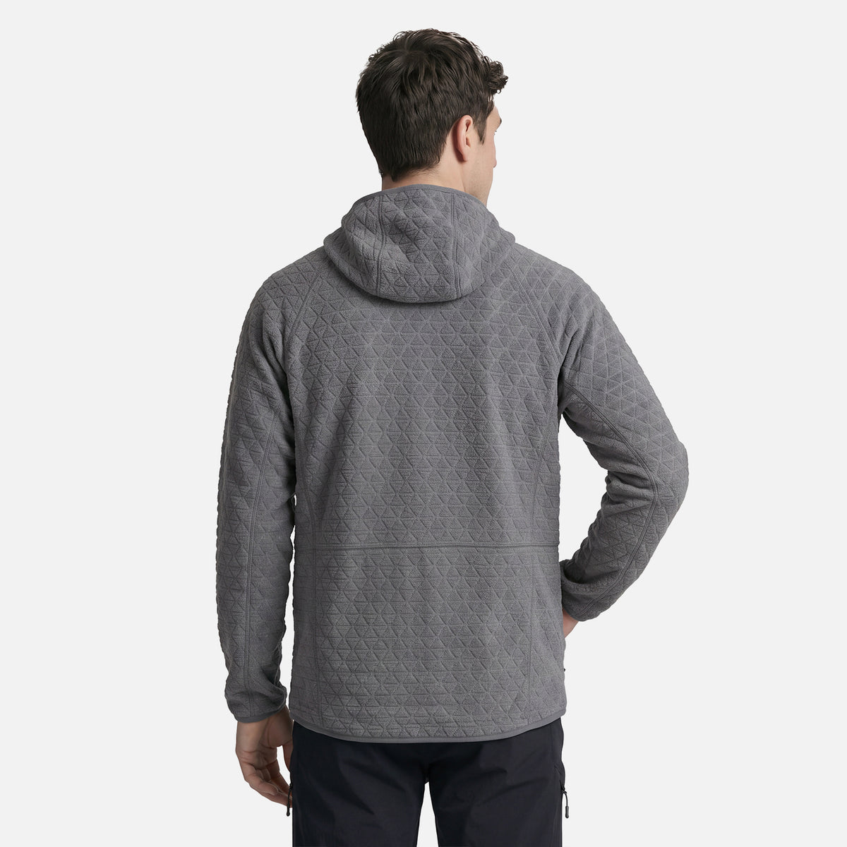 Polerón Hombre Jacaranda Nano-F 1/4 Zip Hoody Gris Medio Lippi
