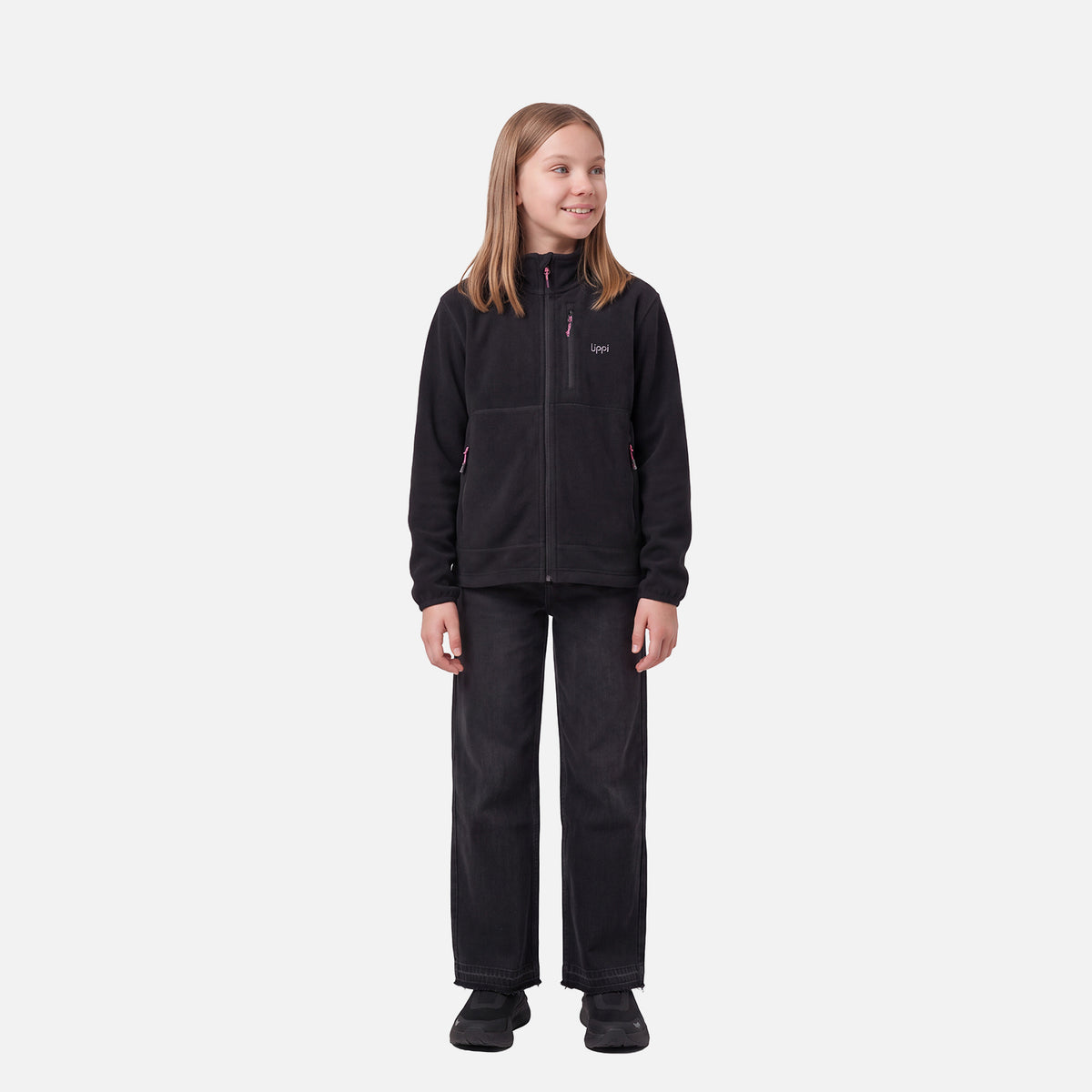 Polar Teen Girl E-One Therm-Pro Full Zip Negro Lippi