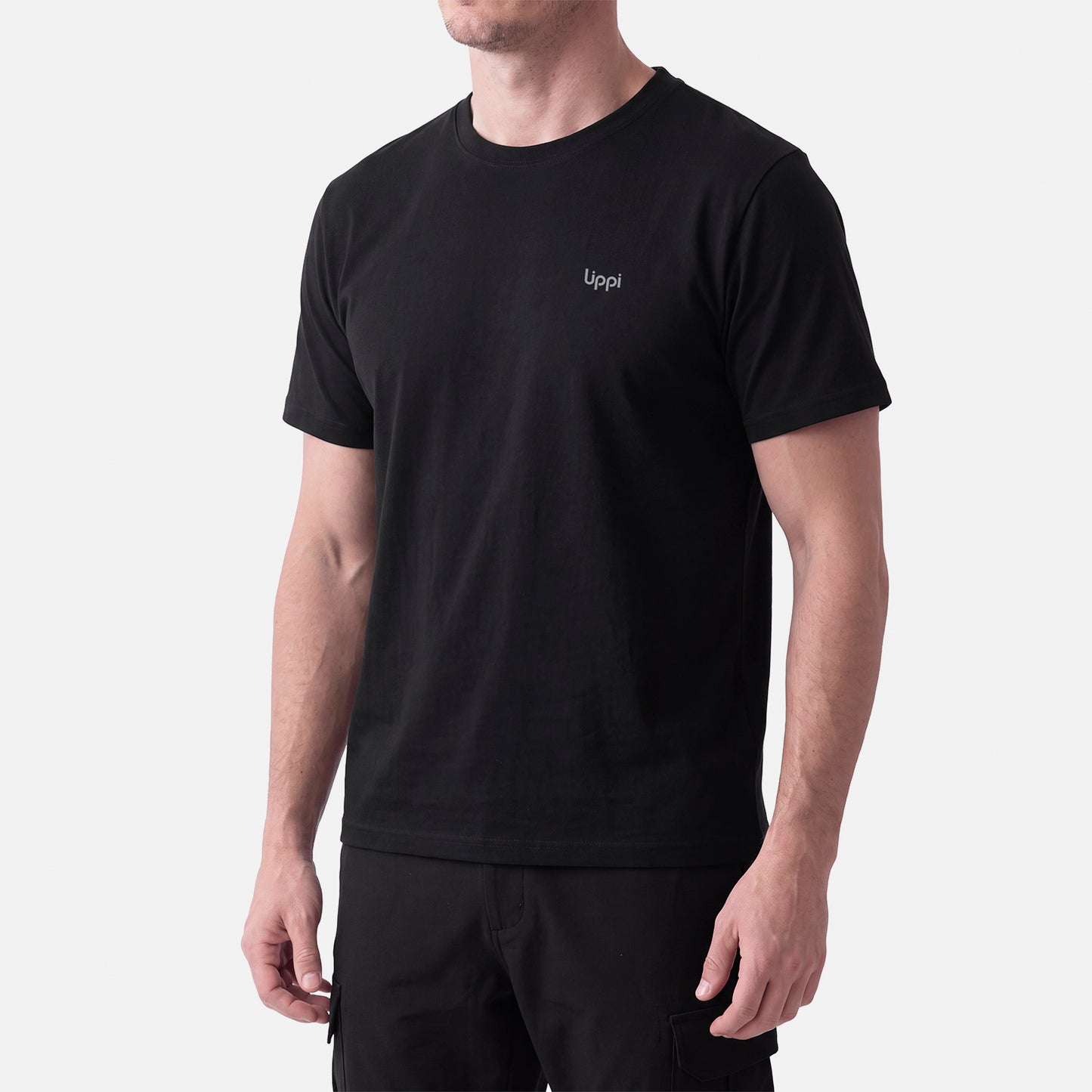 Polera Hombre Ulmo Back Print T-Shirt Negro Lippi