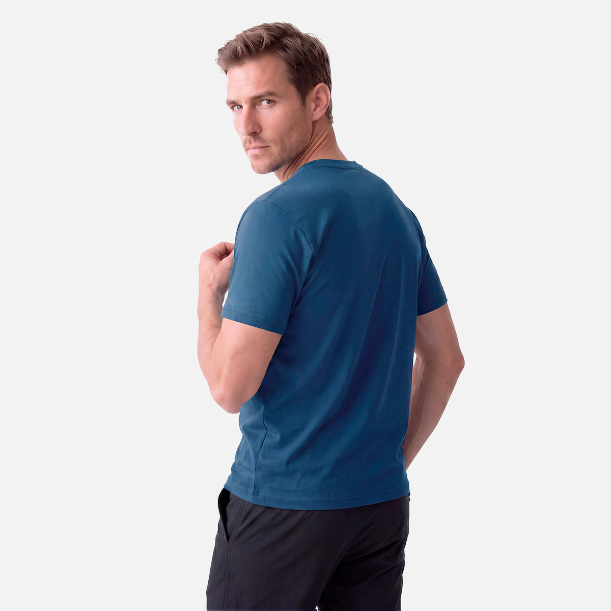Polera Hombre Ulmo Front Print T-Shirt Azul Oscuro Lippi