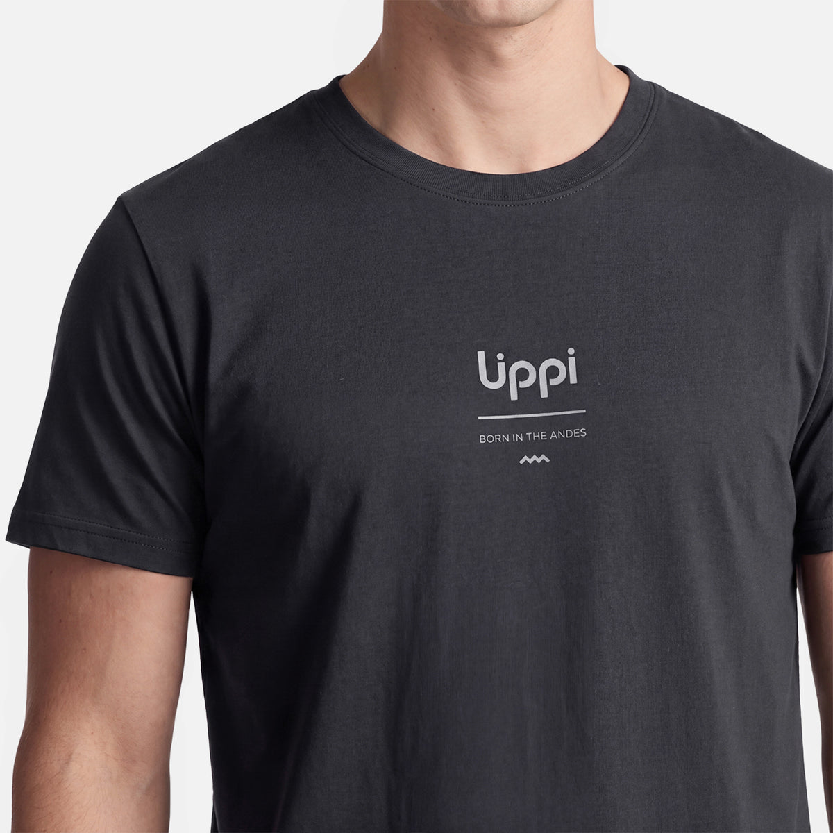 Polera Hombre Ulmo Sorona T-Shirt Grafito Lippi