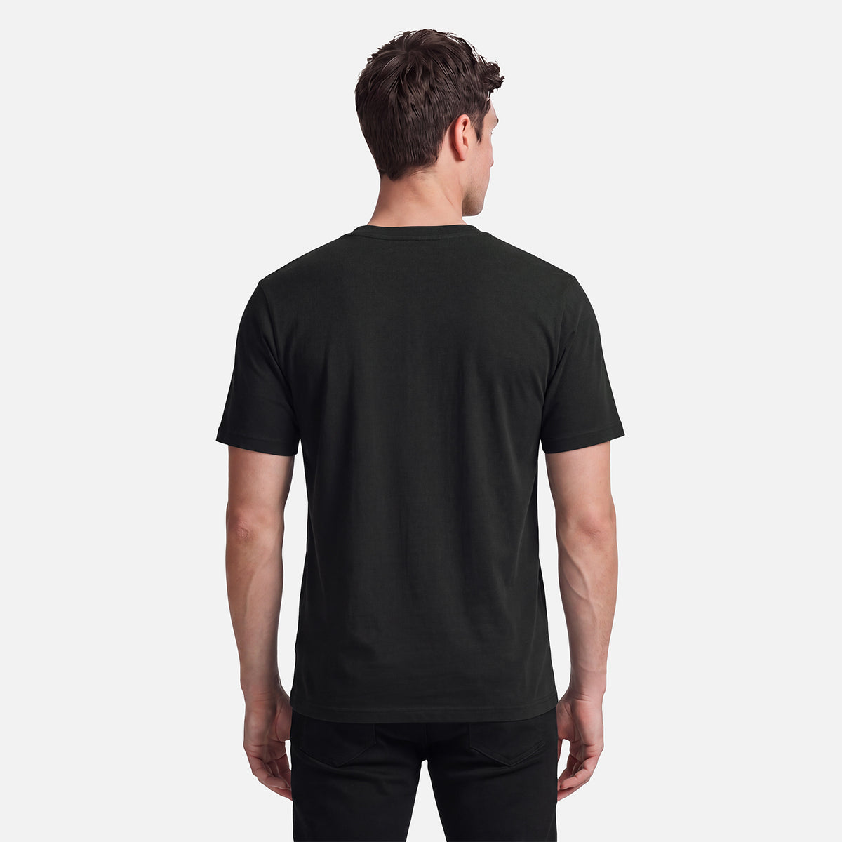 Polera Hombre Supima T-Shirt Negro Lippi