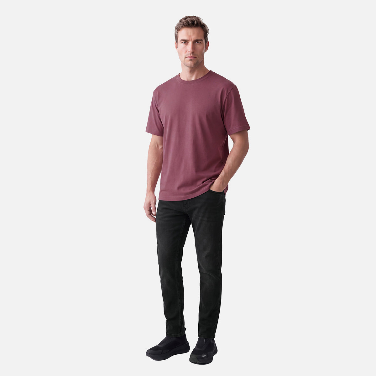 Polera Hombre Supima T-Shirt Vino Lippi