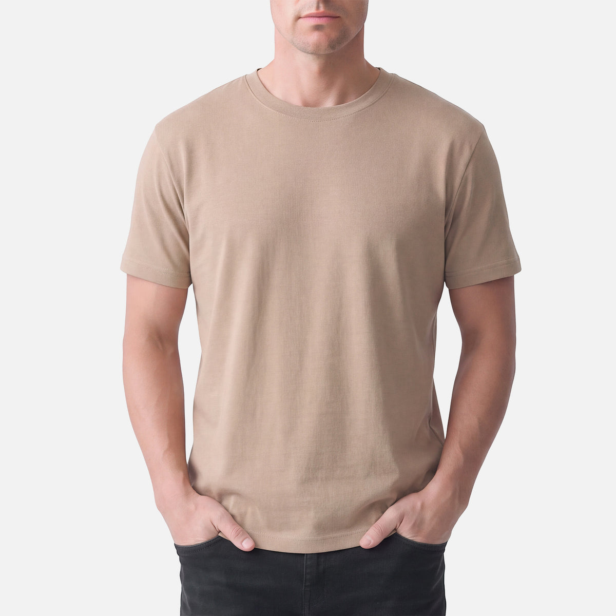 Polera Hombre Supima T-Shirt Canela Lippi