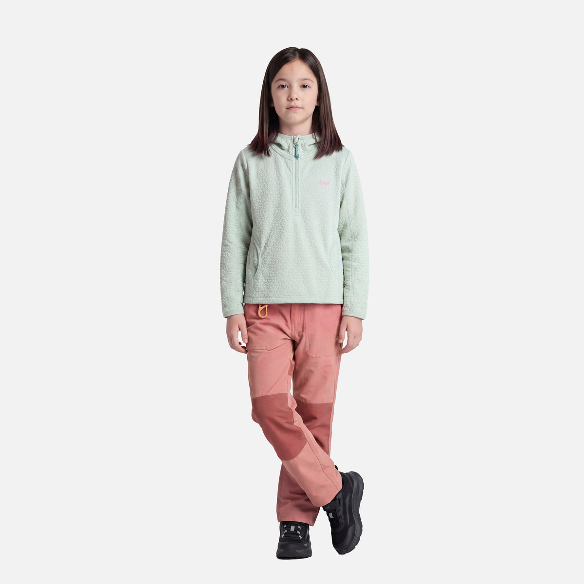 Polerón Niña Saltamontes Nano-F 1/4 Zip Hoody Jade Lippi