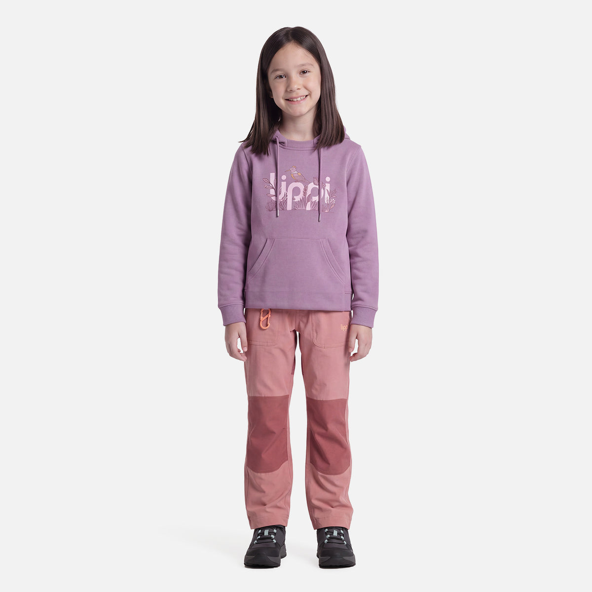 Polerón Niña Ulmo Hoody Sweatshirt Purpura Claro Lippi